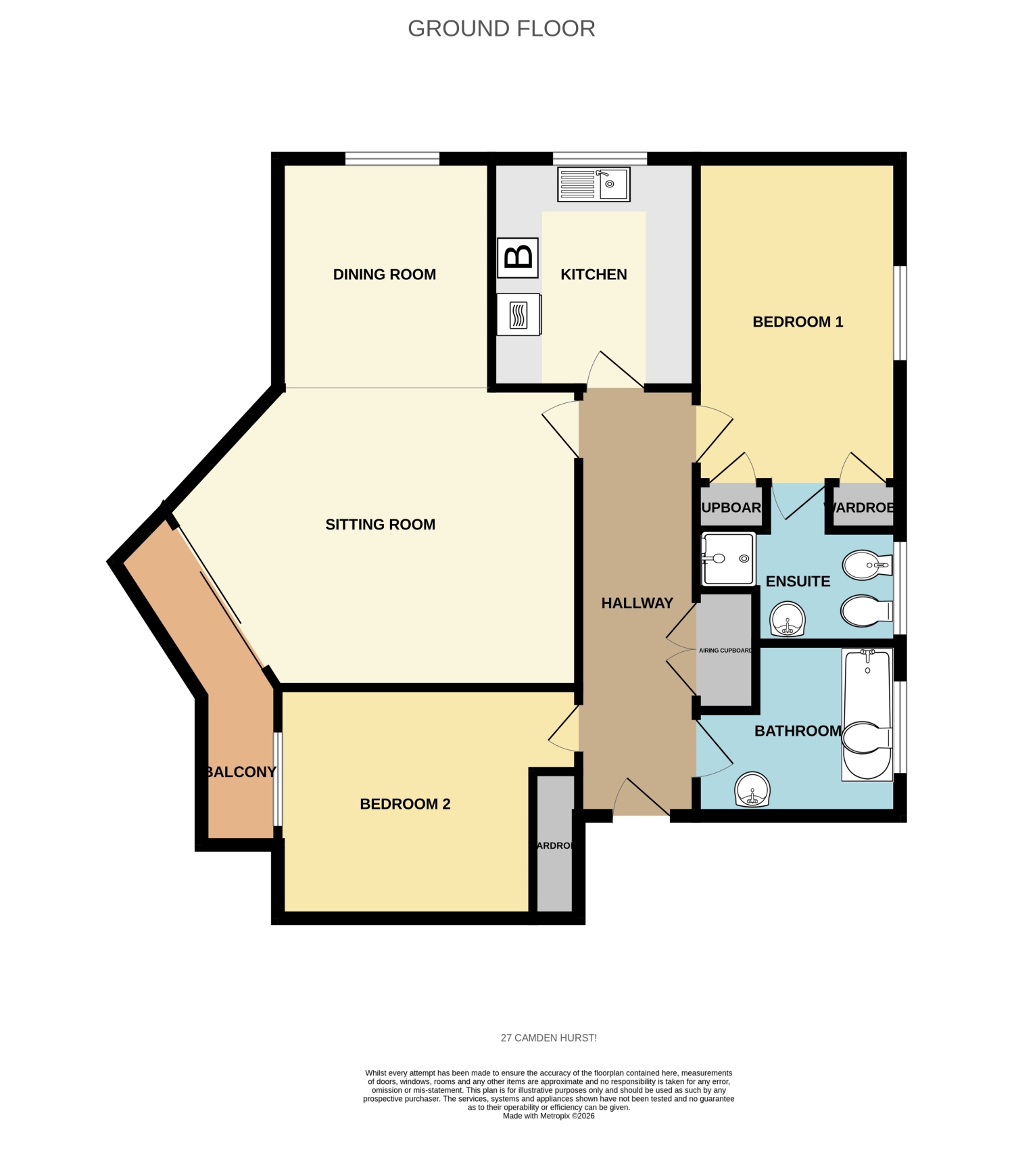 Milford on Sea, Hampshire floorplan