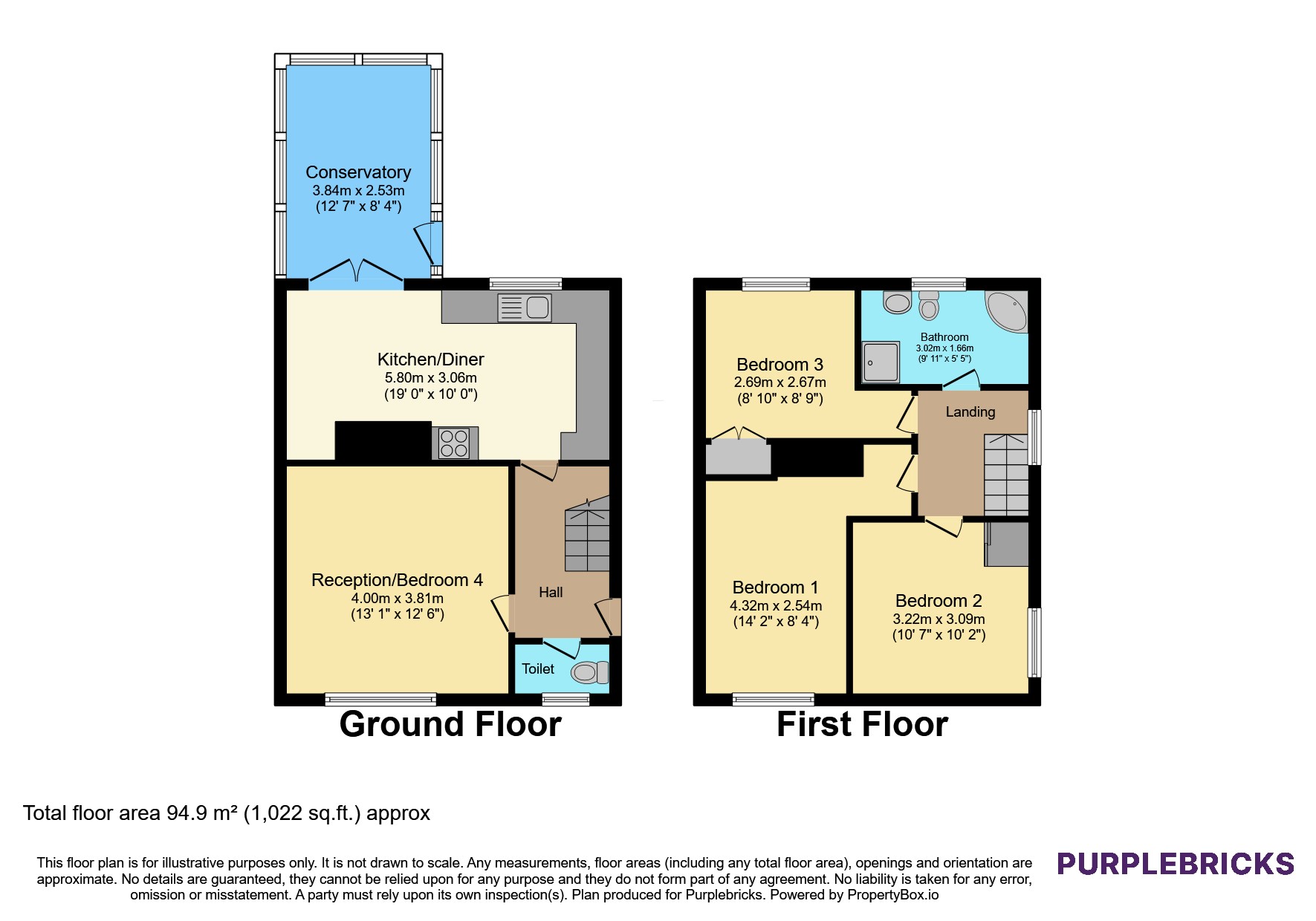 8, Adstock Avenue, Middlesbrough floorplan