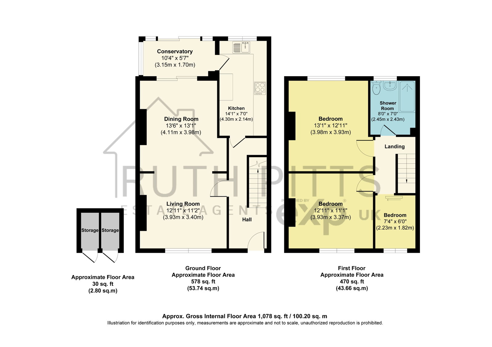 44, Broad Lane, Pontefract floorplan