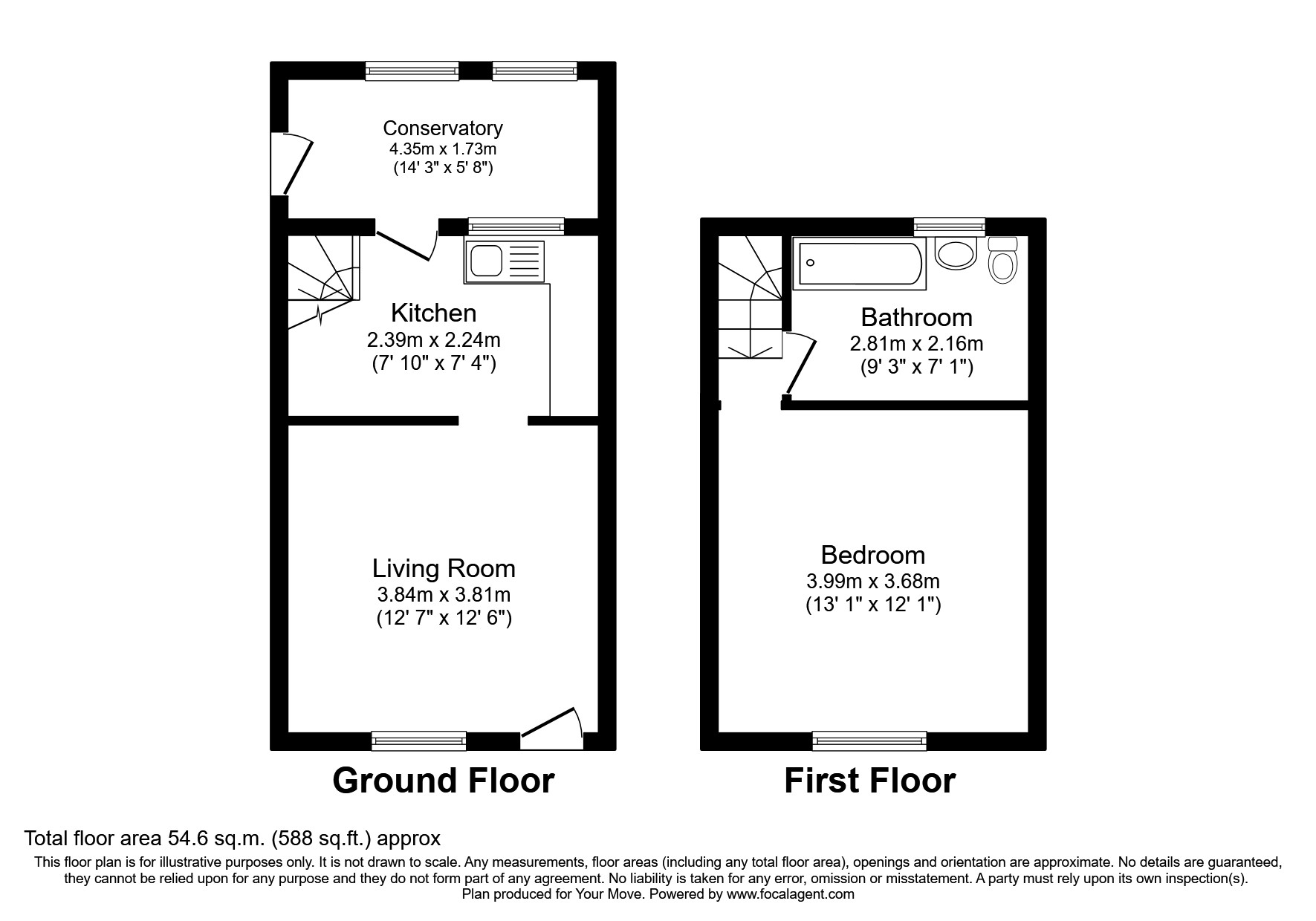 Oldbury Road, Nuneaton, Warwickshire CV10, 1 bedroom end terrace house
