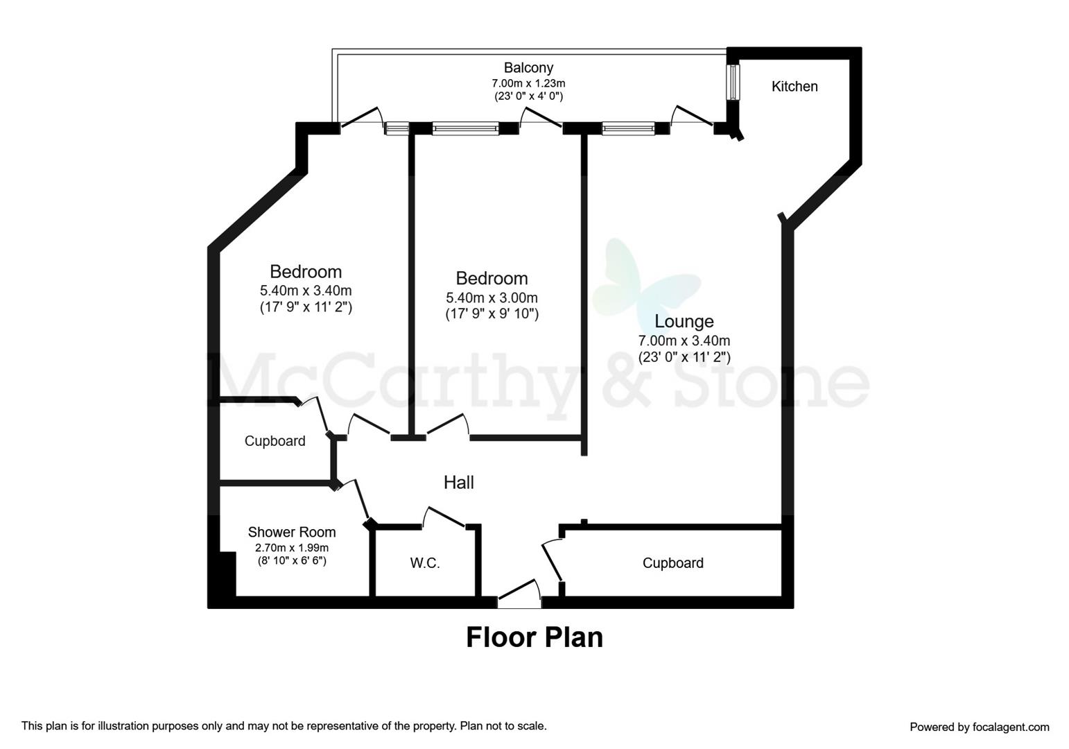 South Parade, Southsea floorplan