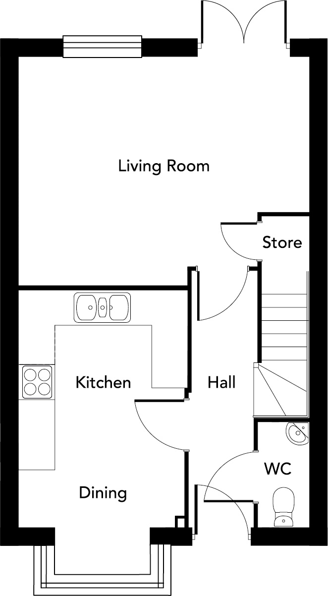 4 Bedrooms Semi-detached house for sale in The Greystones, Padbury Fold, Willow Road, Padbury MK18