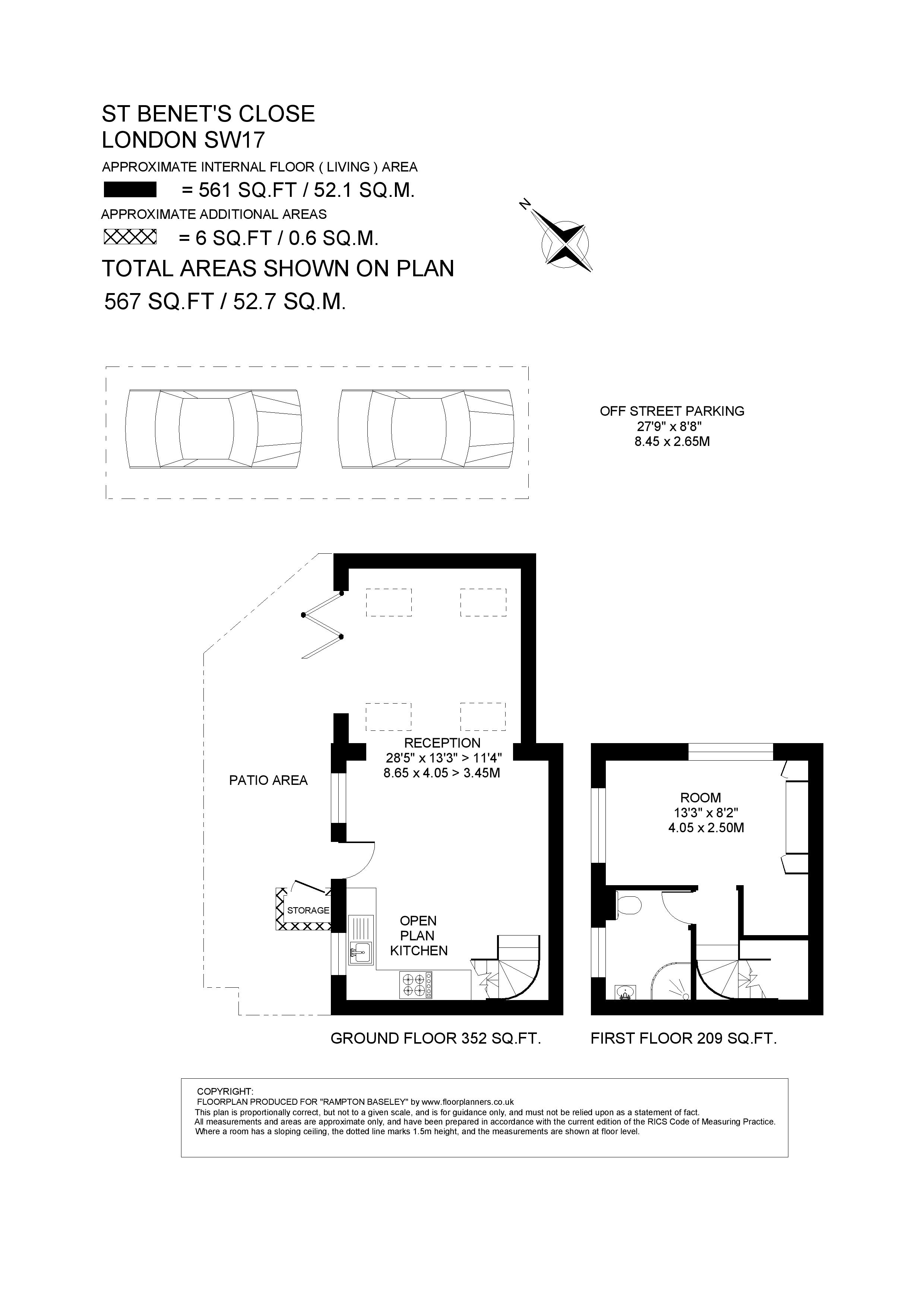 19, St. Benets Close, London floorplan