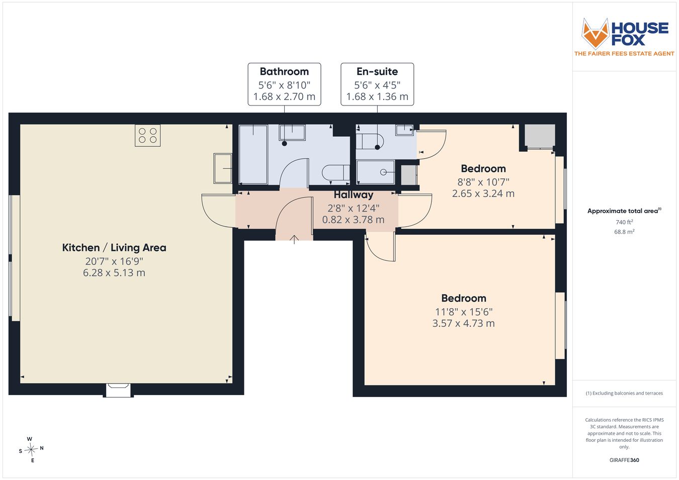 Flat 4, 6, Manilla Crescent, Weston-Super-Mare floorplan