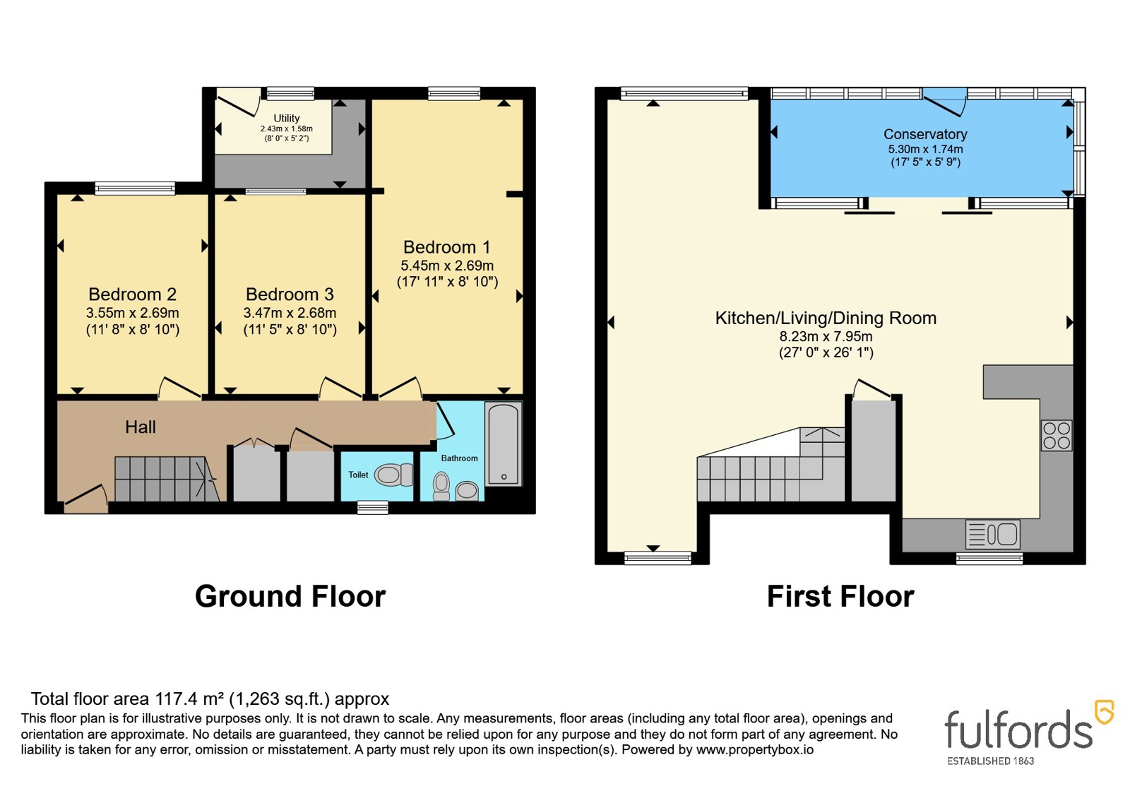 Tamar & St. Anns Cottages Honicombe, 26, Callington, Cornwall floorplan