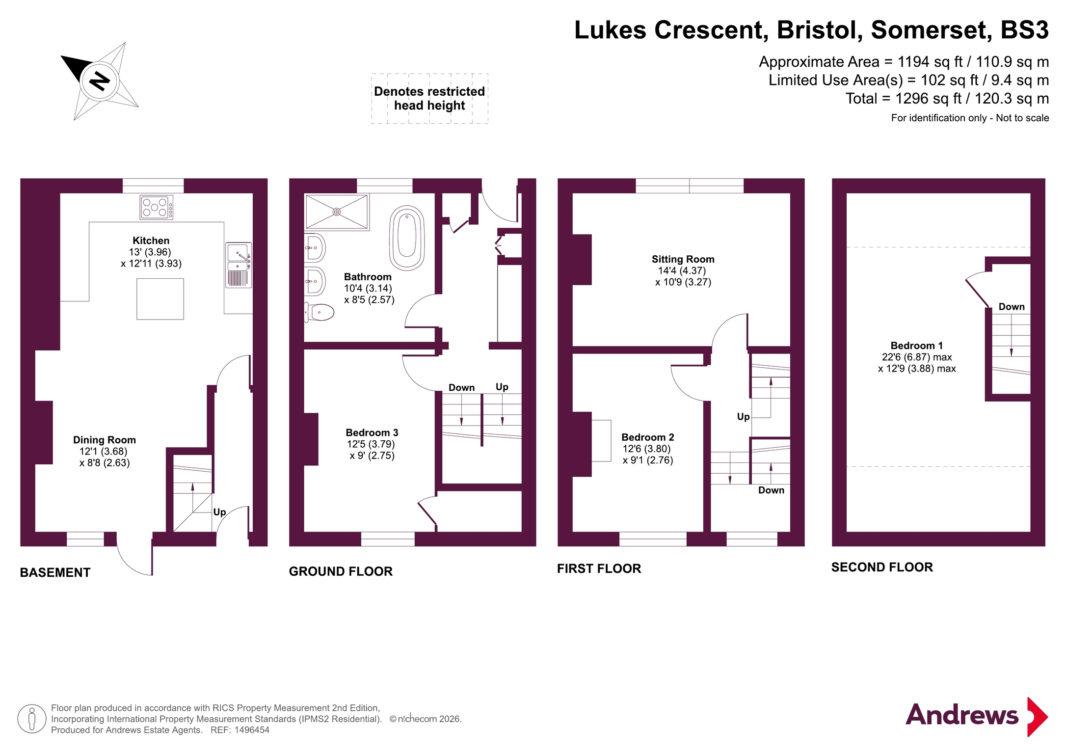 83, St. Lukes Crescent, Somerset floorplan