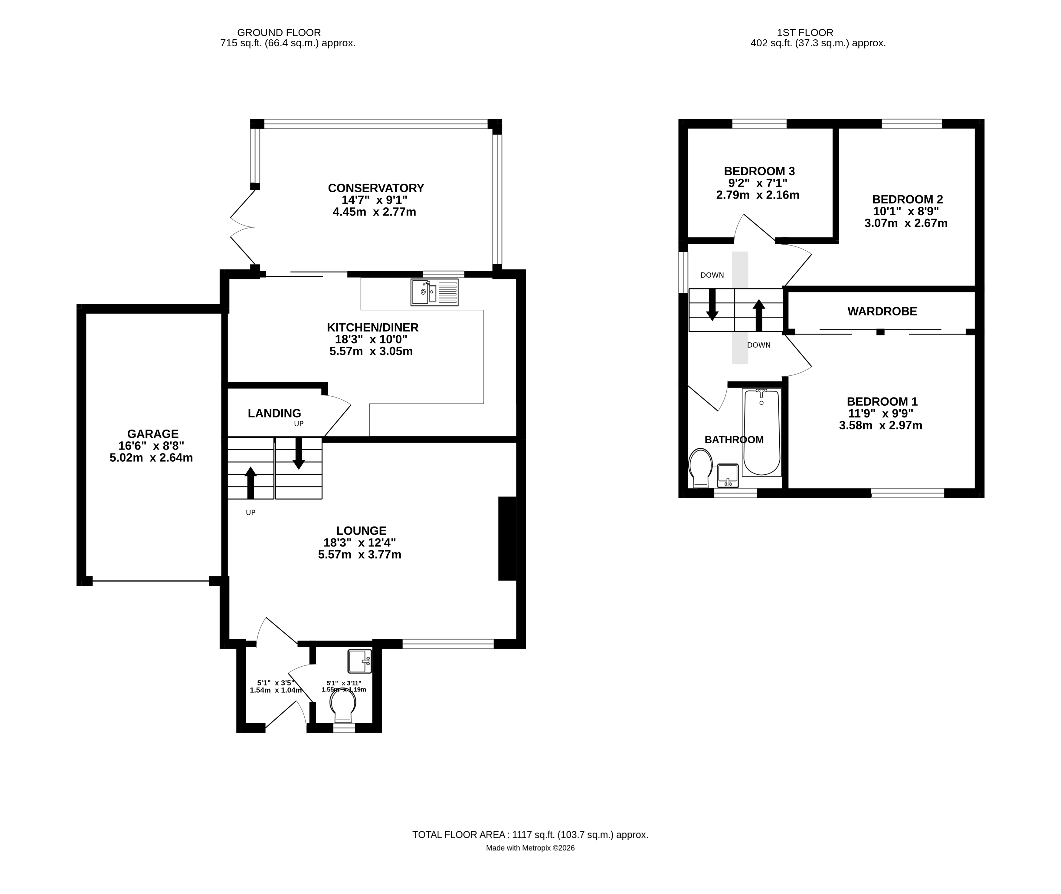 23, Pollards Way, Cornwall floorplan