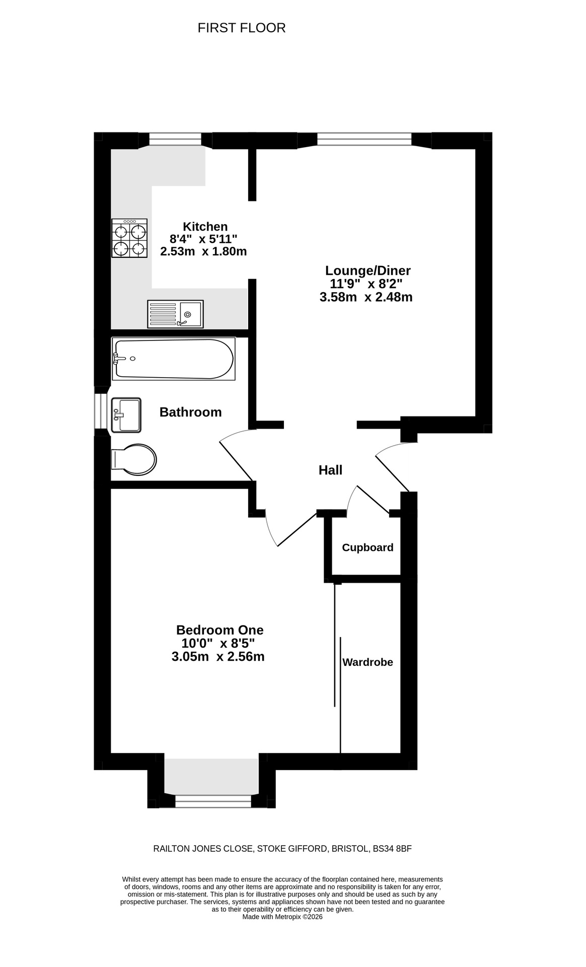 42 Railton Jones Close, Bristol floorplan