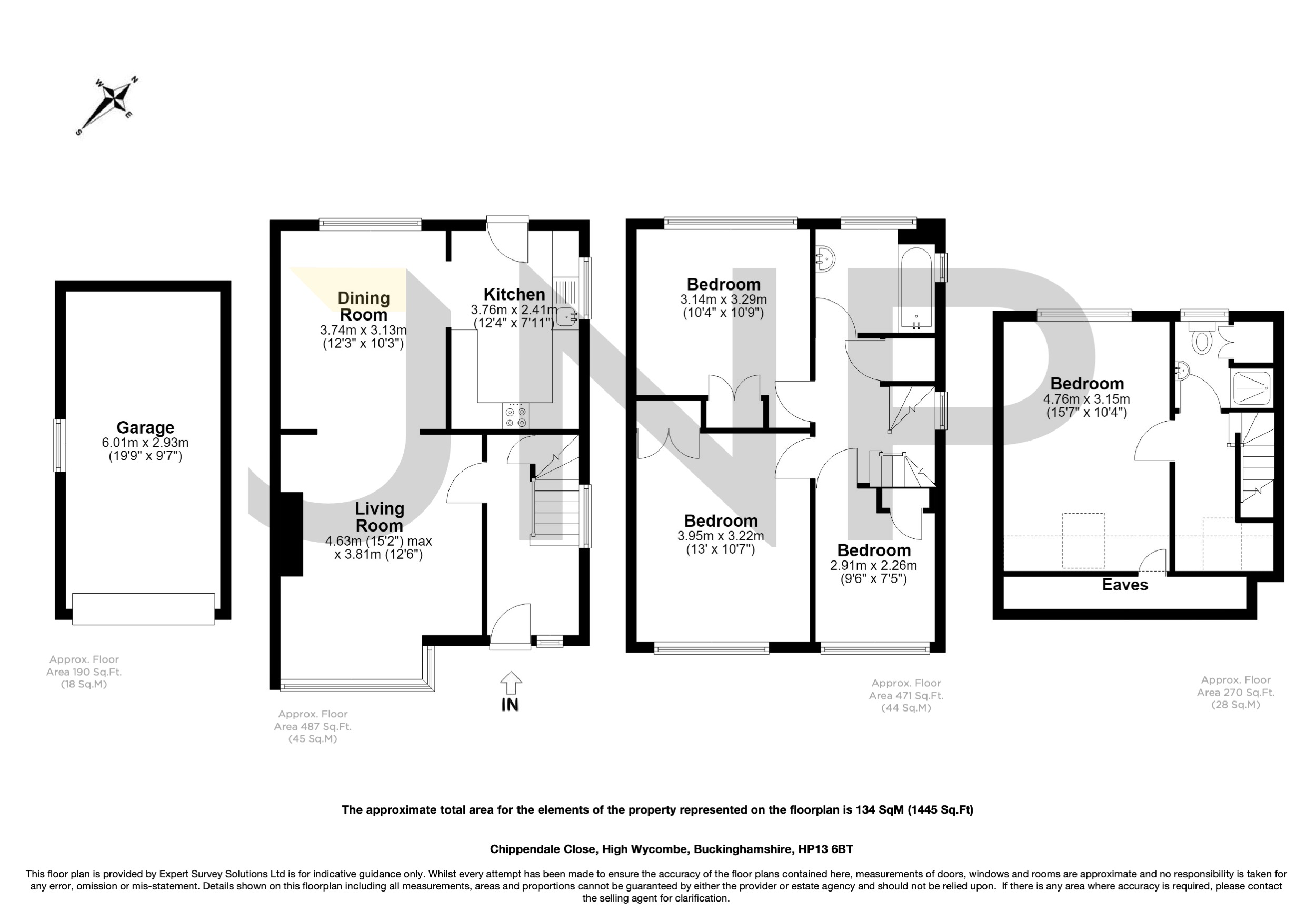 14, Chippendale Close, High Wycombe floorplan