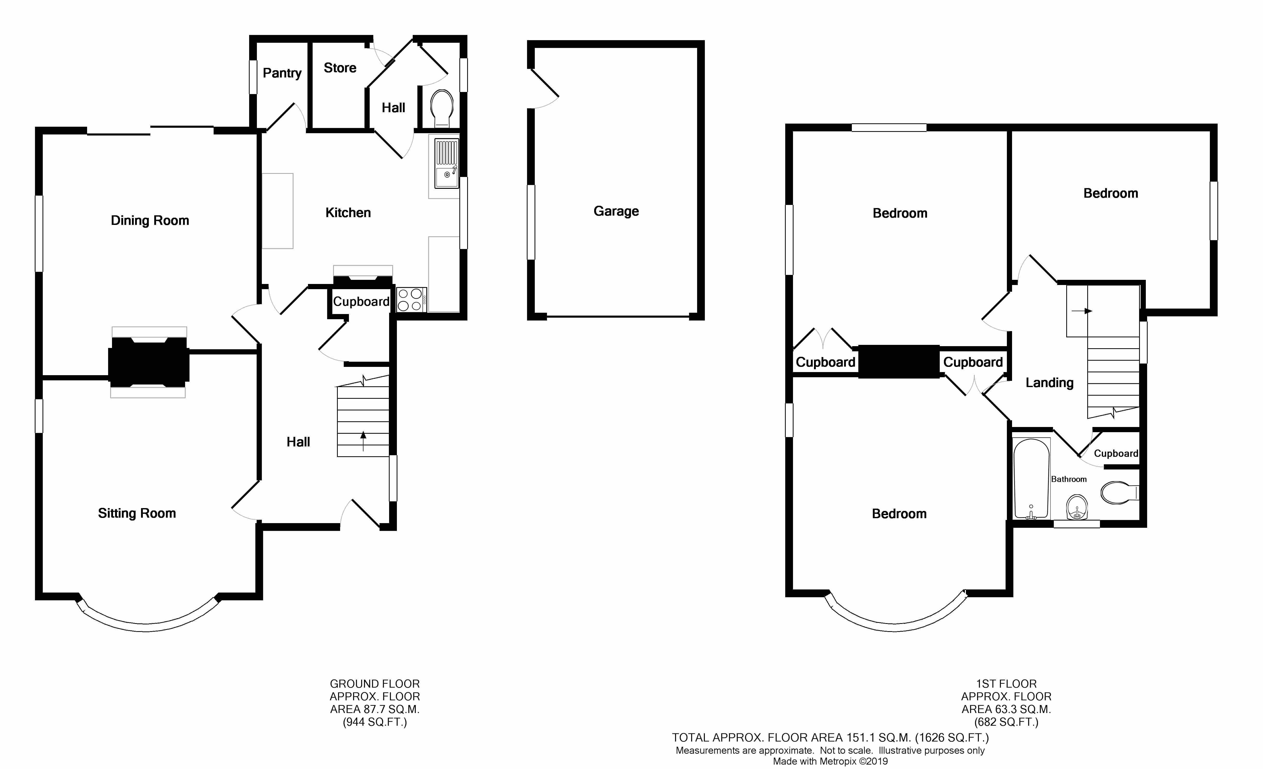 3 Bedrooms Detached house for sale in Station New Road, Old Tupton, Chesterfield, Derbyshire S42