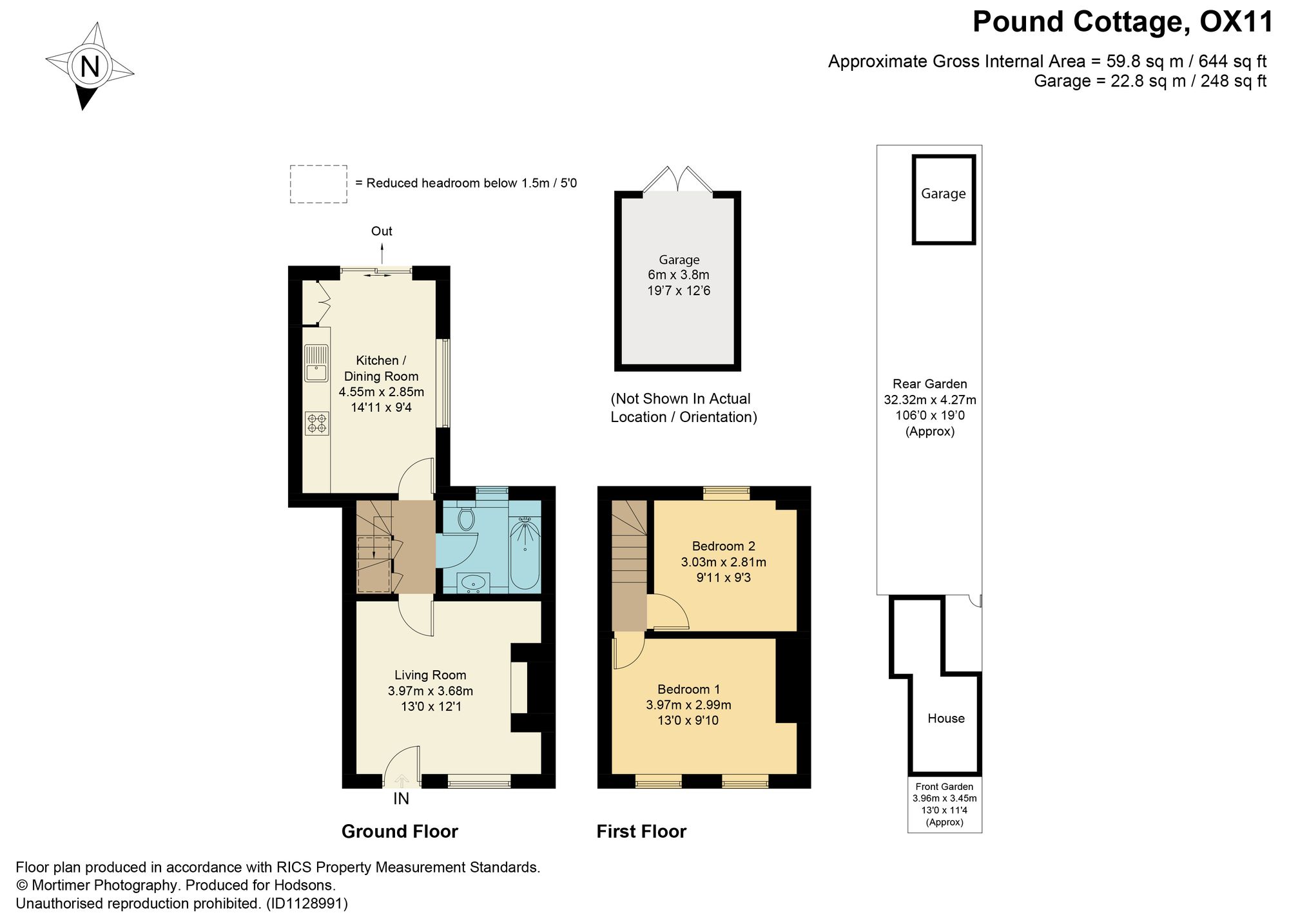 1 Pound Cottage, Didcot floorplan