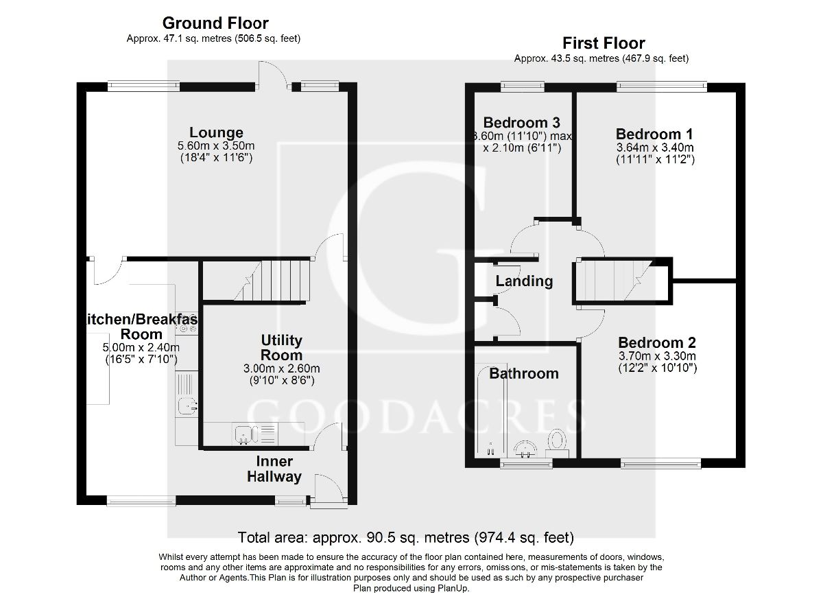 3 Bedrooms Terraced house for sale in Grange Gardens, Sharnbrook MK44