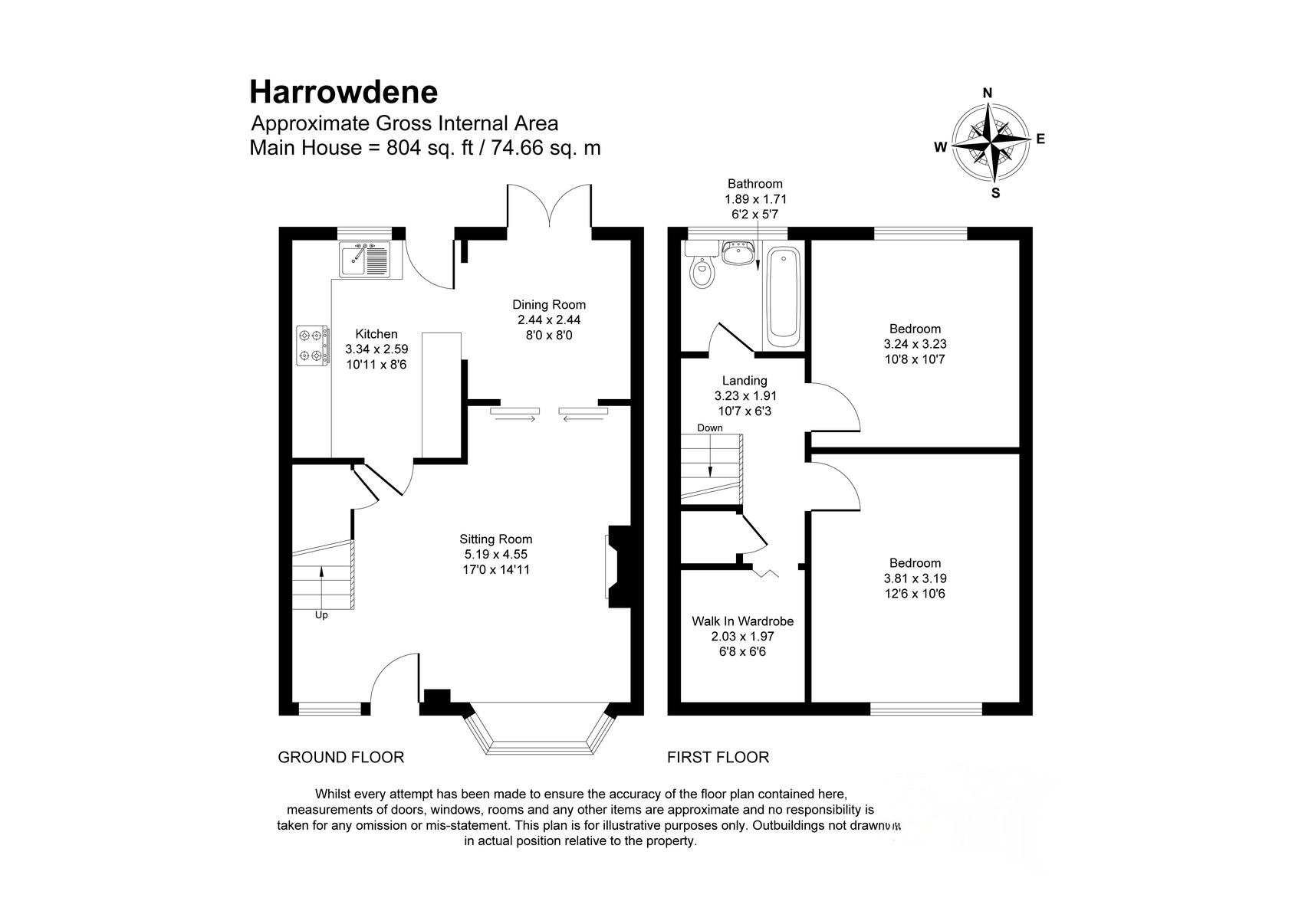 27 Harrowdene, Stevenage, Hertfordshire floorplan