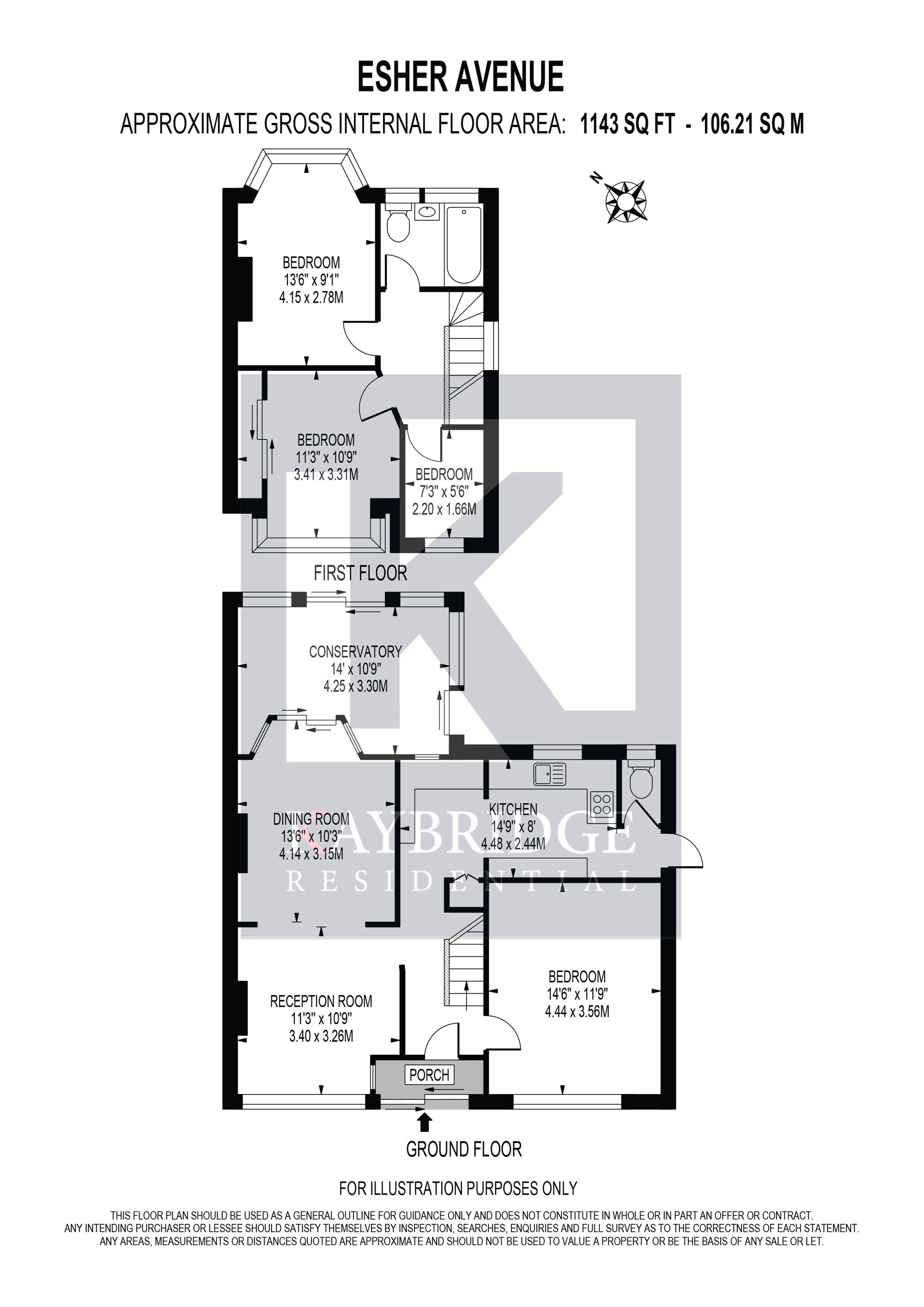 12 Esher Avenue, Sutton floorplan