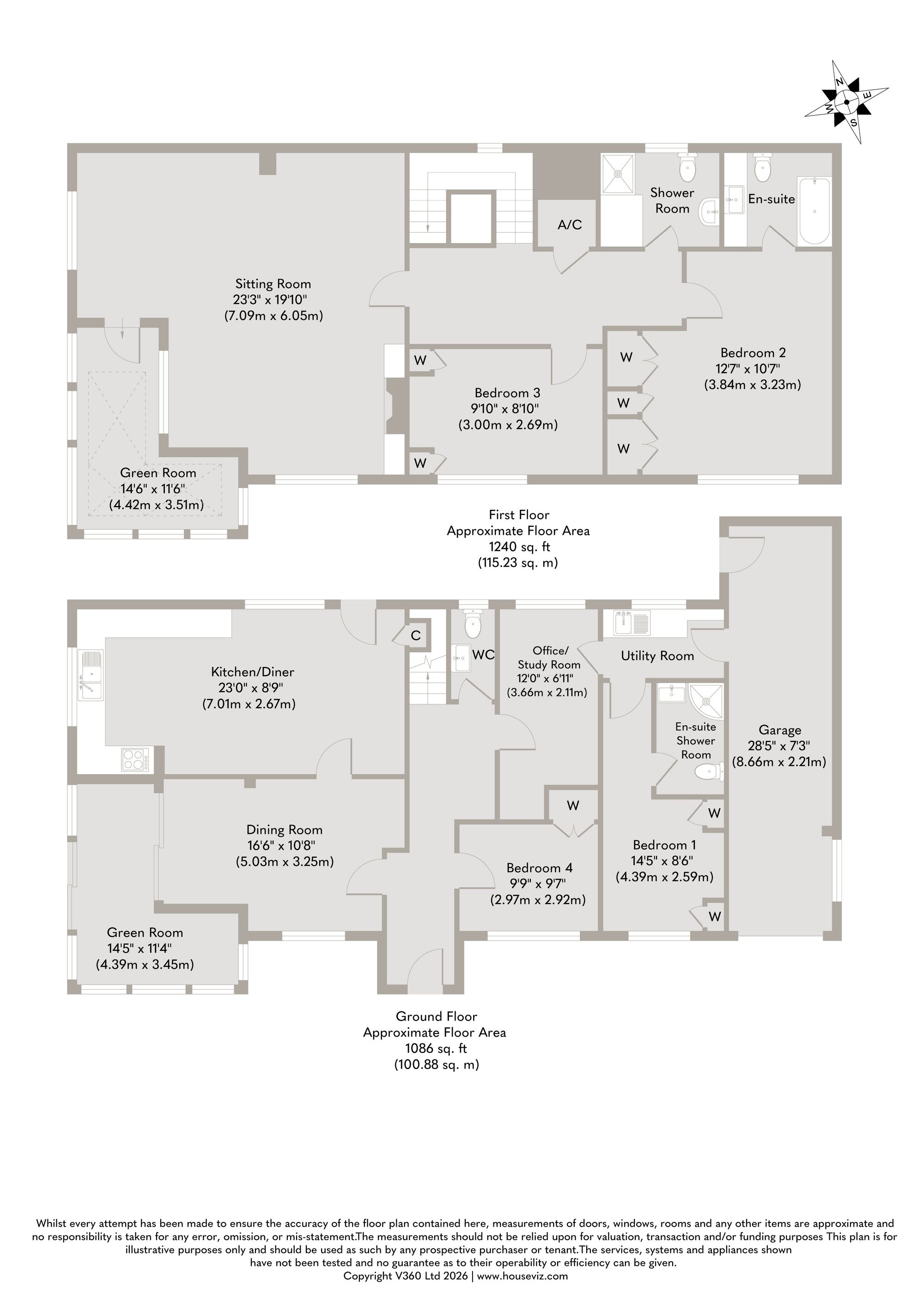 74 Collingwood Road, Hunstanton floorplan