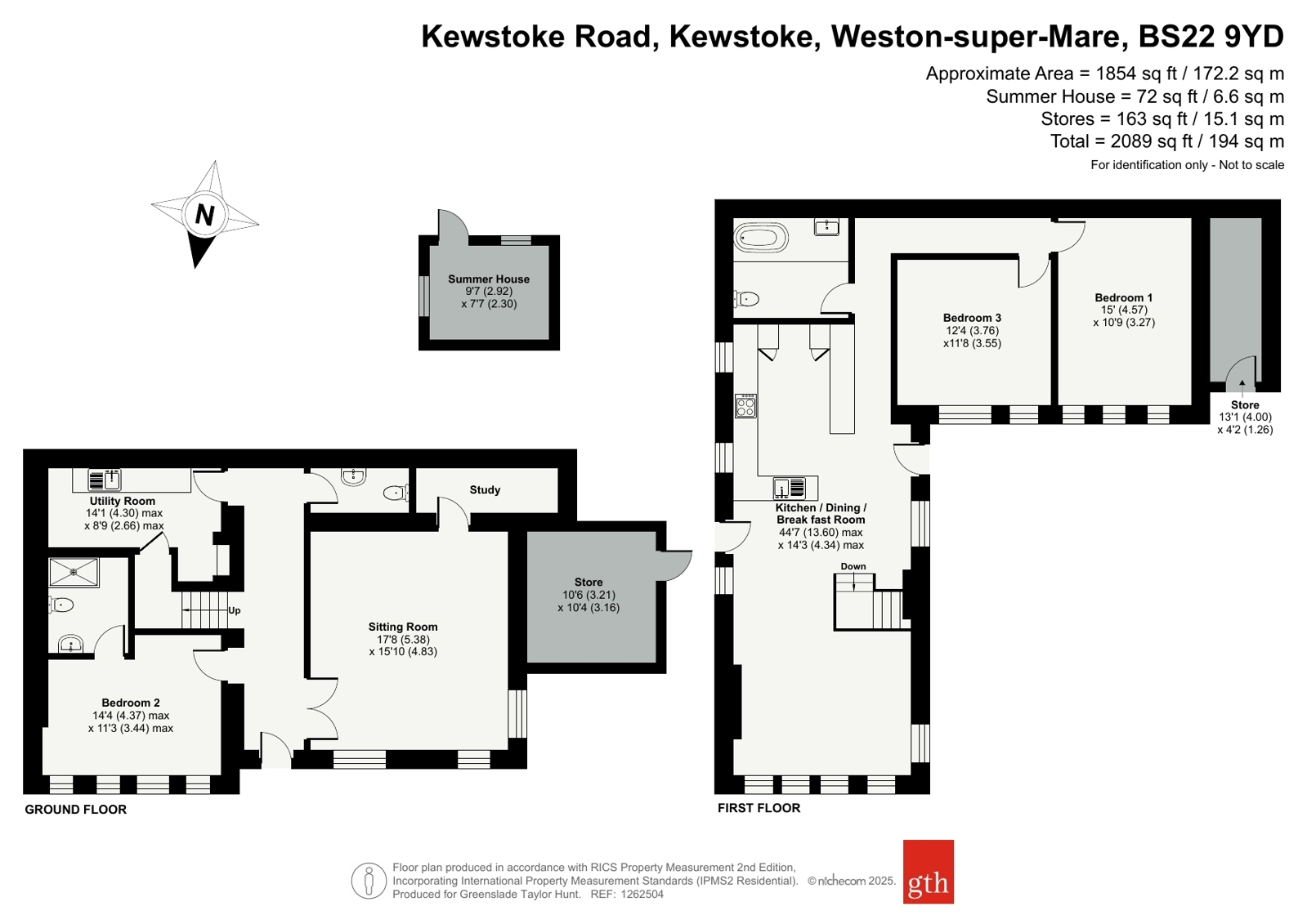 Castle House, 2, Kewstoke Road, Weston-super-Mare floorplan