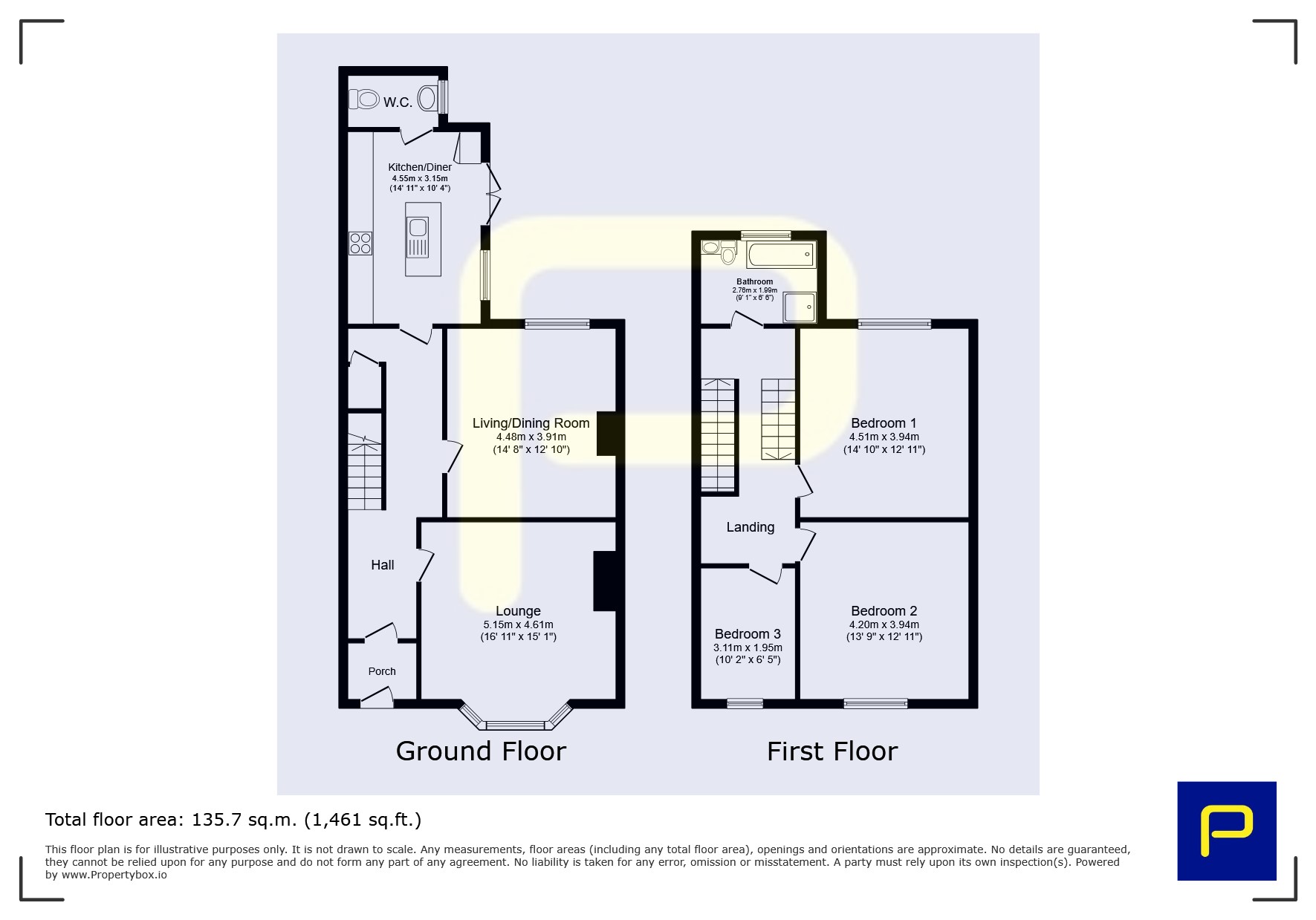 Bede Burn Road, Jarrow floorplan