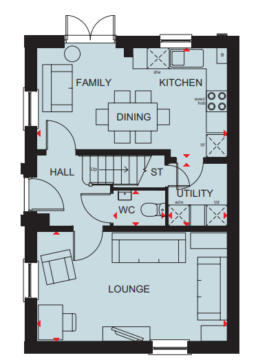 H671080, Armstrongs Fields, Broughton, Aylesbury floorplan