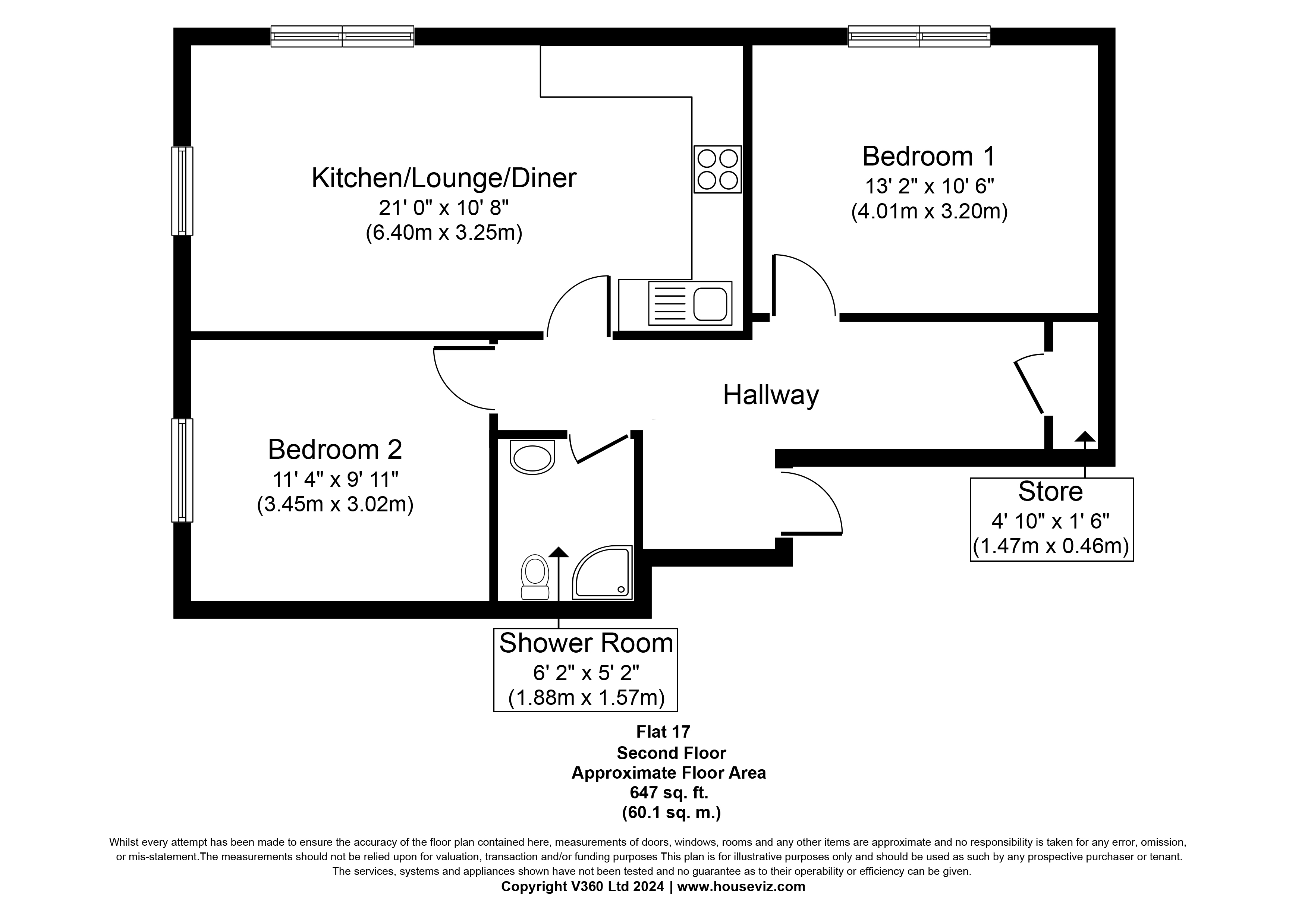 Apartment 16,, 15 Earle Street, Newton-le-Willows floorplan