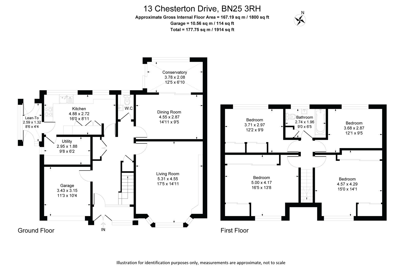 13, Chesterton Drive, Seaford floorplan