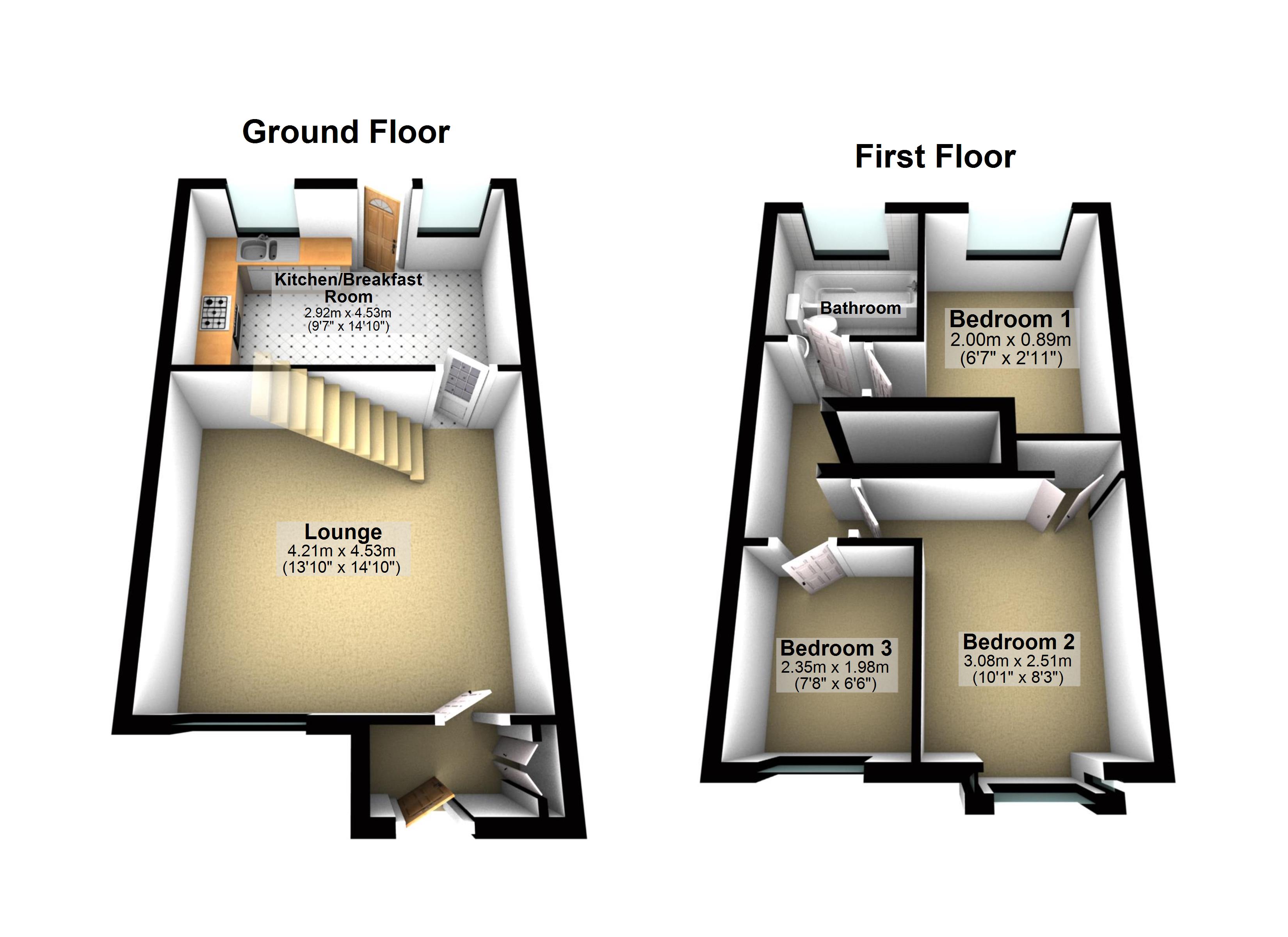 Medeswell, Peterborough floorplan