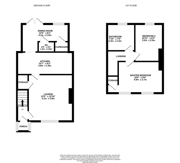 24, Wychbold Crescent, West Midlands floorplan