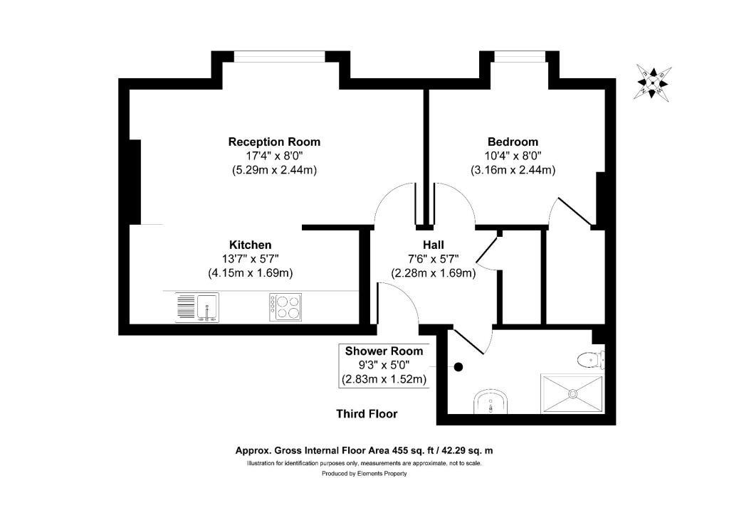Flat 12, 8, Stanford Avenue, Brighton floorplan