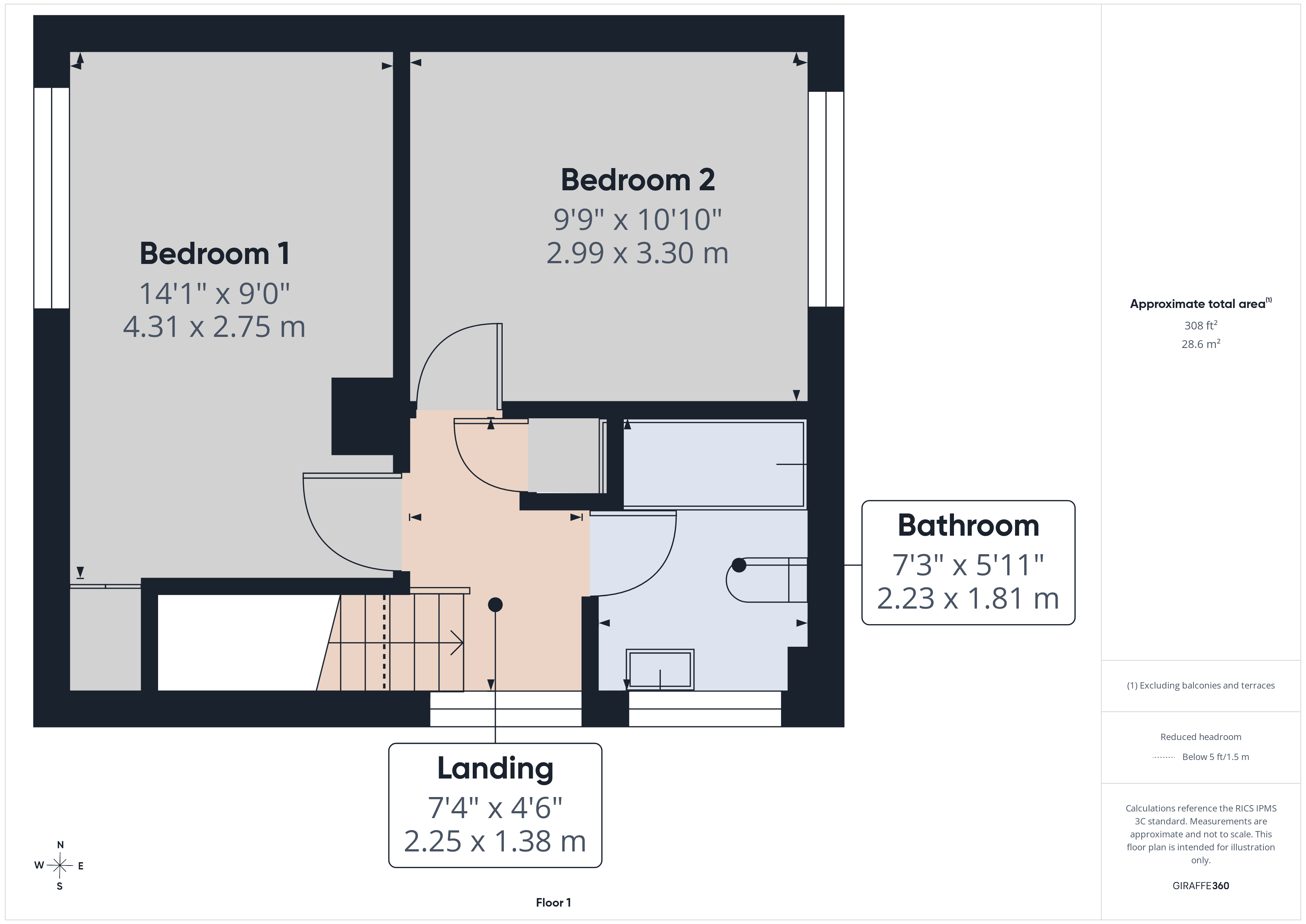 Woodside, Castleford floorplan