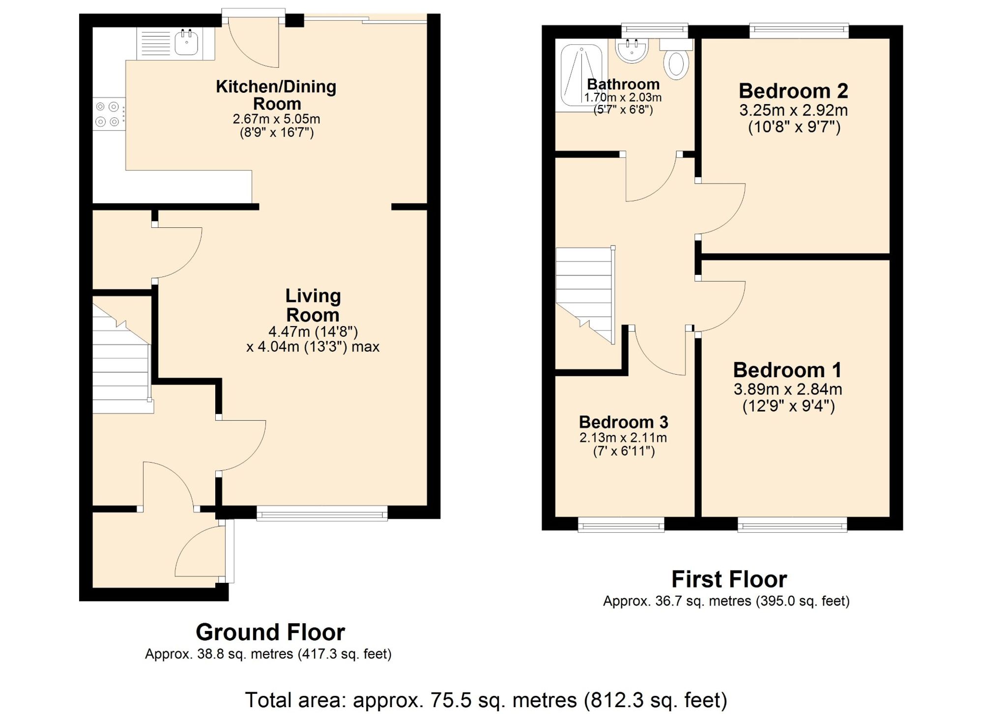 7 St. Johns Close, Accrington floorplan