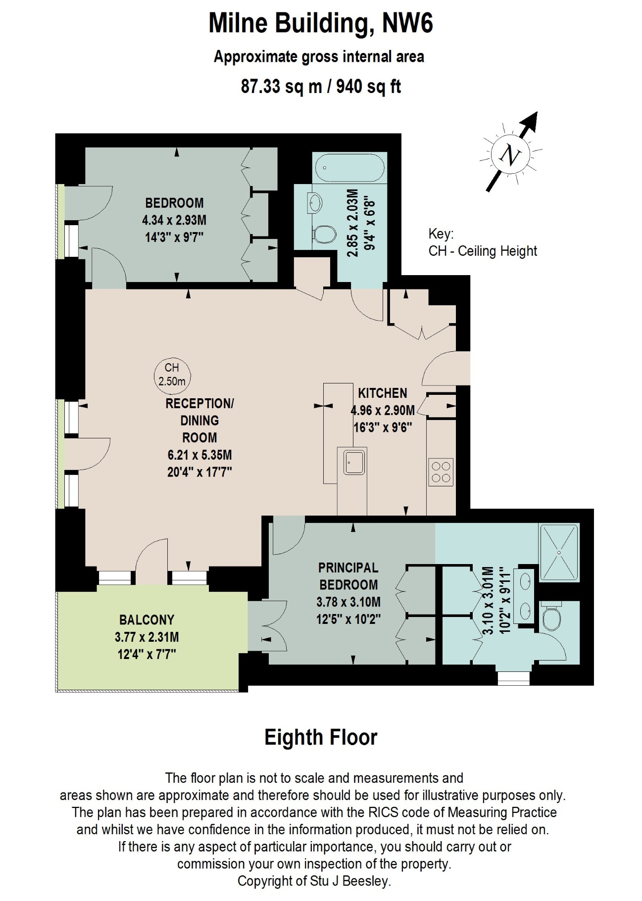 Apartment 803, Milne Building,, Heritage Lane, London floorplan