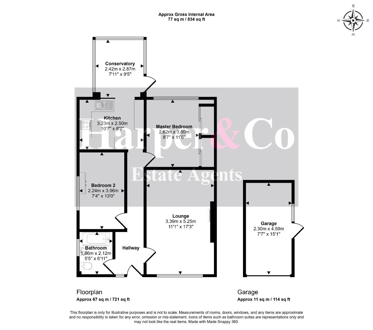 11, Spruce Road, Stockton-On-Tees floorplan