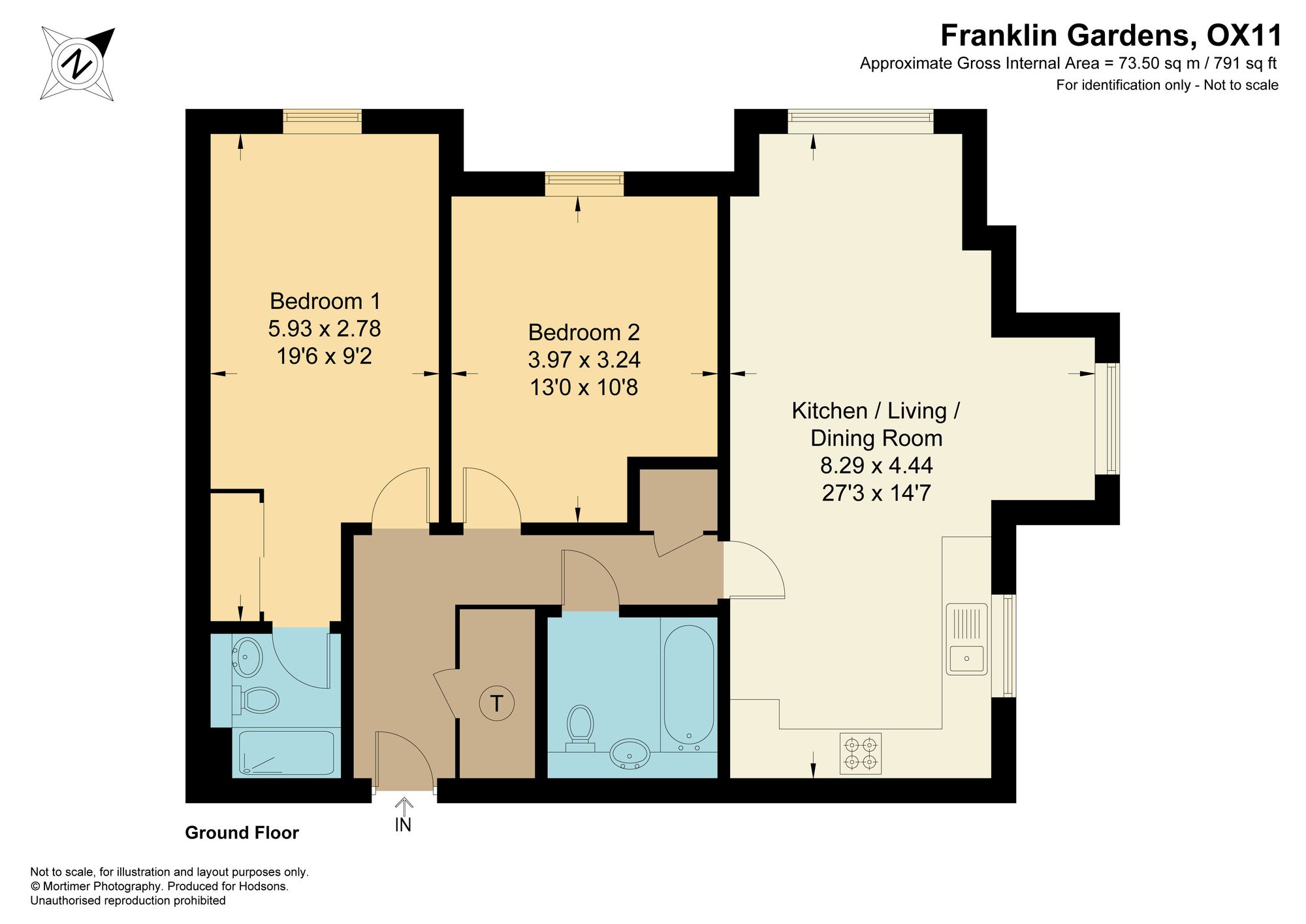 62 Franklin Gardens, Didcot floorplan