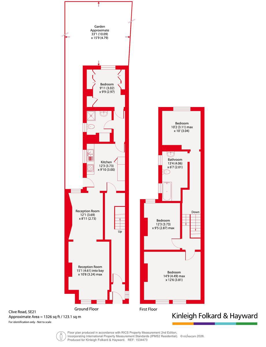 Clive Road, London floorplan