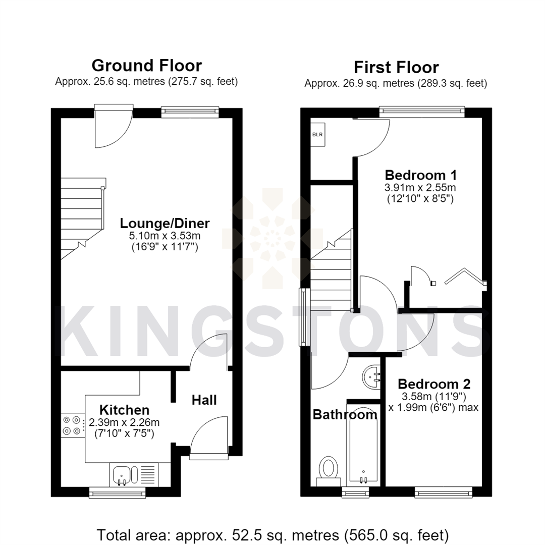 12, Spencer Close, Melksham floorplan