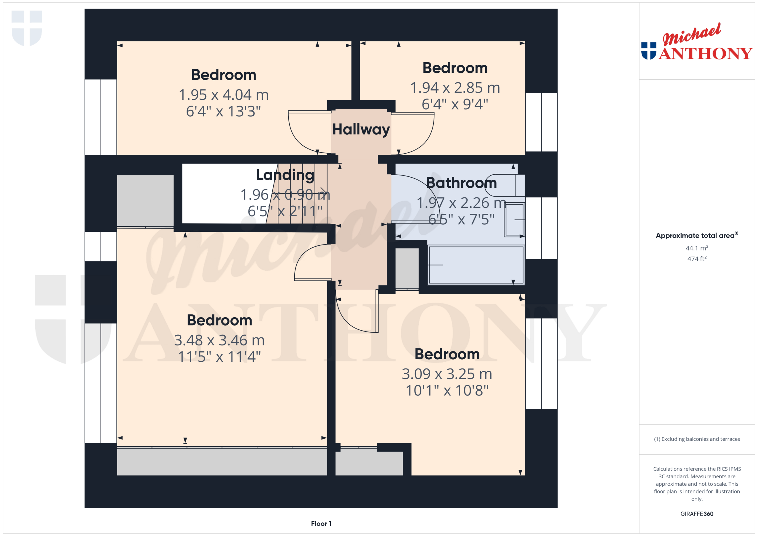 4 Chiltern Close, Stone floorplan