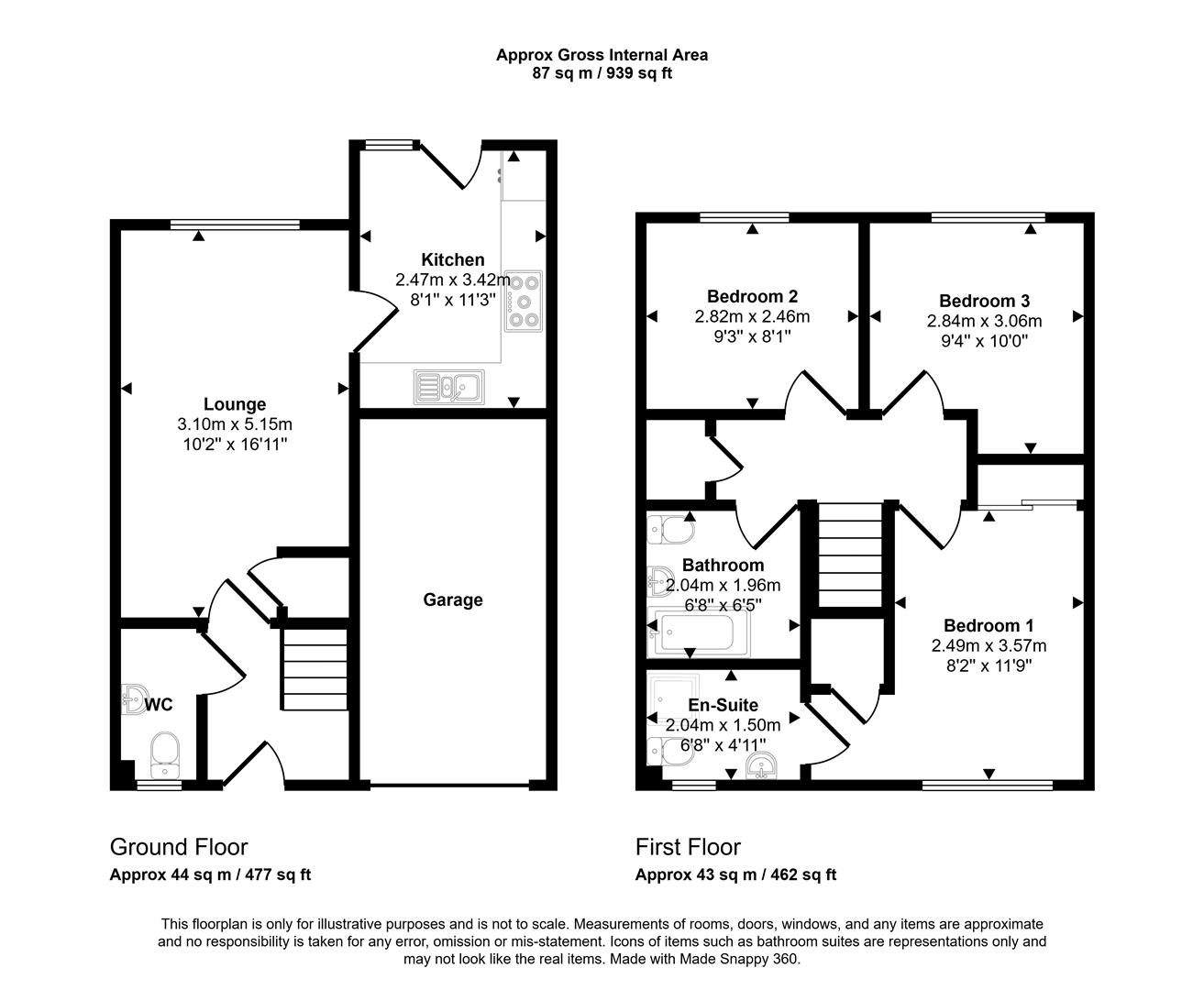 7, Cullen Crescent, Carluke floorplan