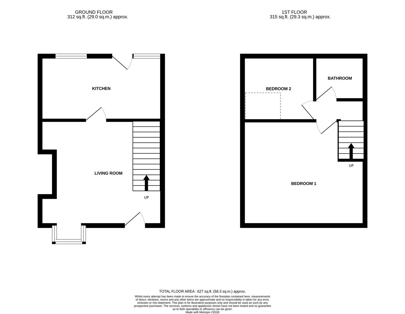 21, South View, Leeds floorplan