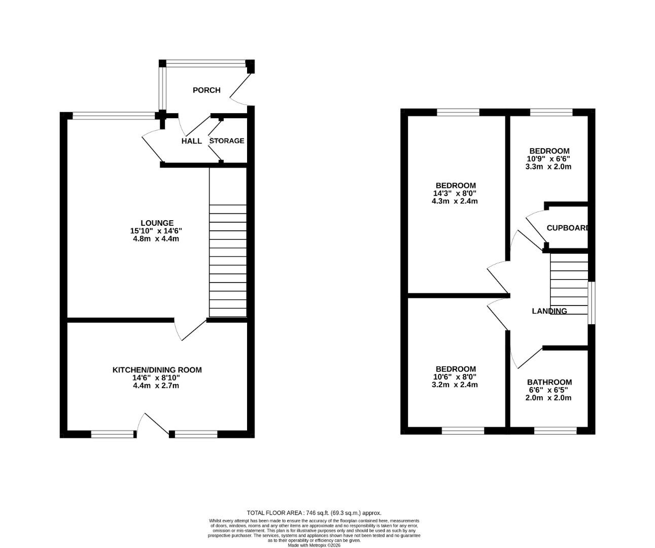 50, Jackson Close, Ormskirk floorplan