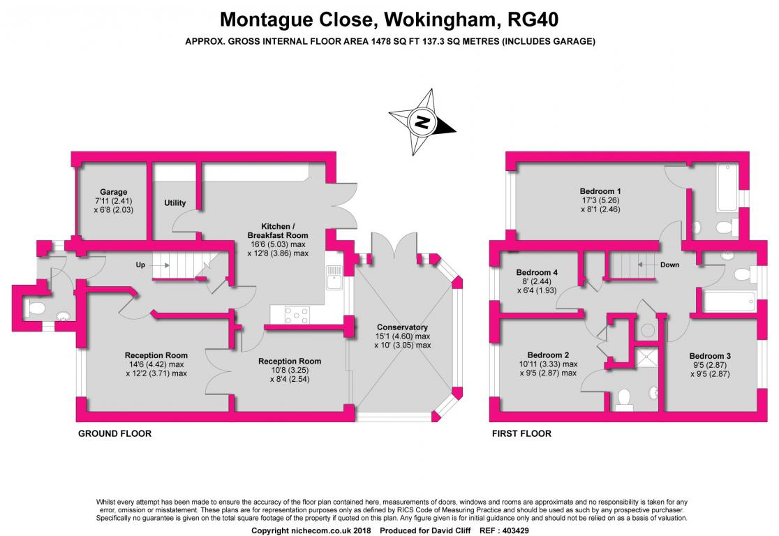 4 Bedrooms Detached house for sale in Montague Close, Wokingham RG40