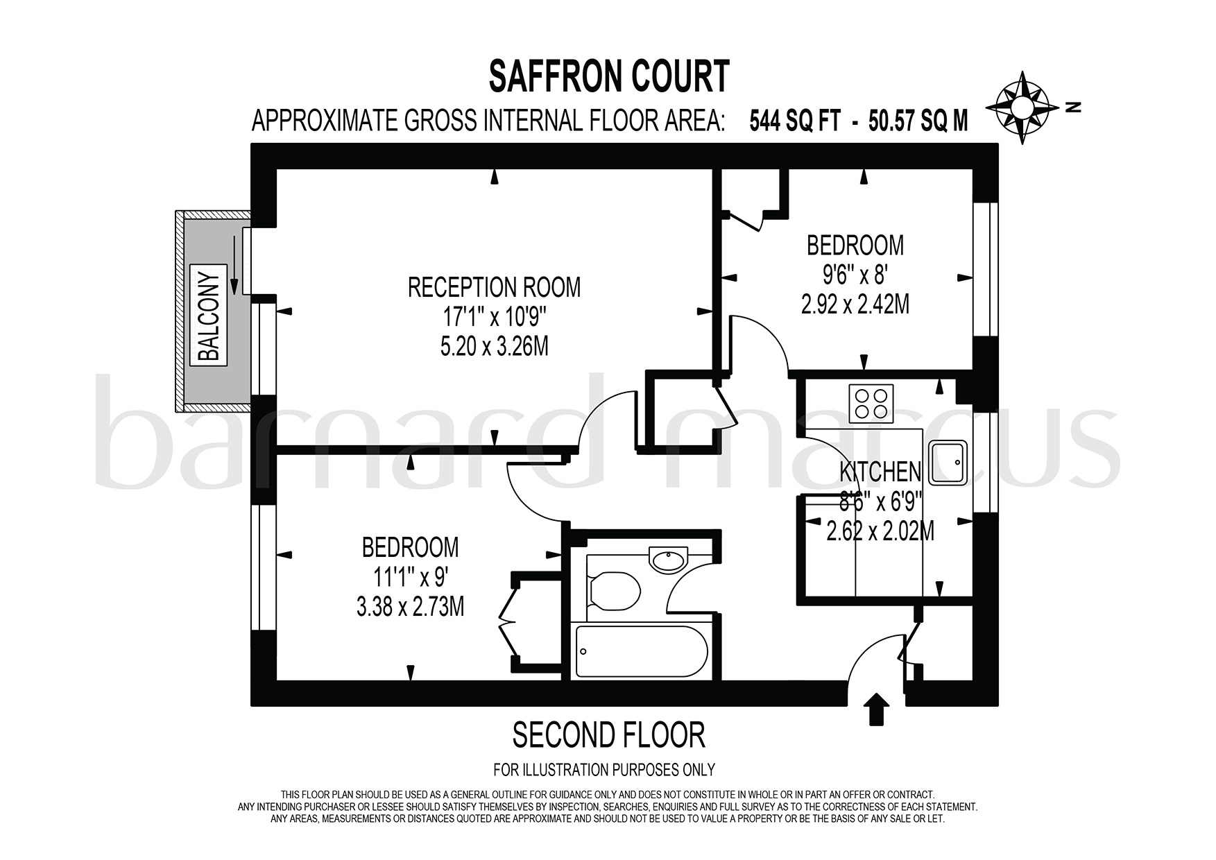3, Saffron Court, 564, Staines Road, FELTHAM floorplan