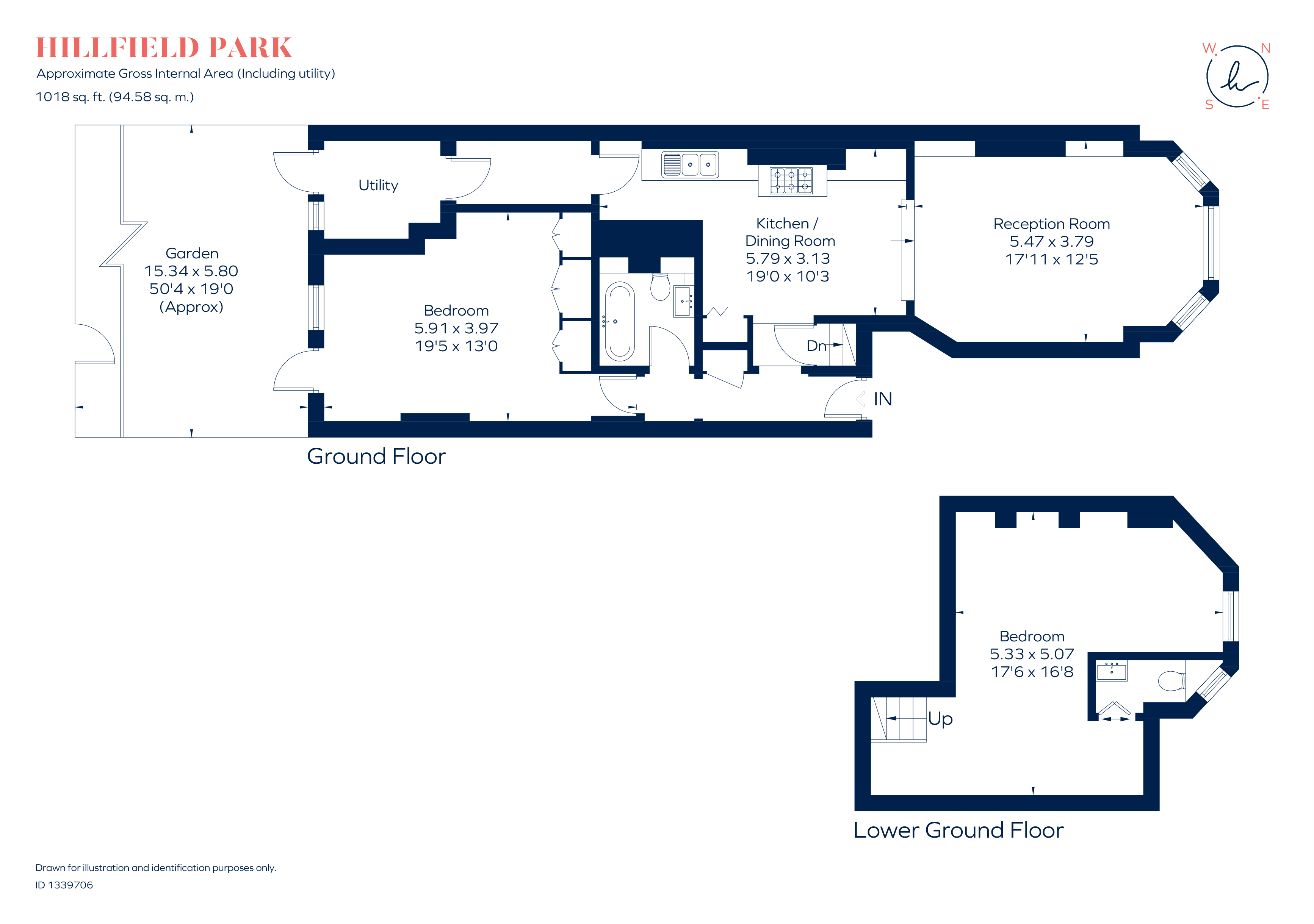 Flat 1, 21, Hillfield Park, London floorplan
