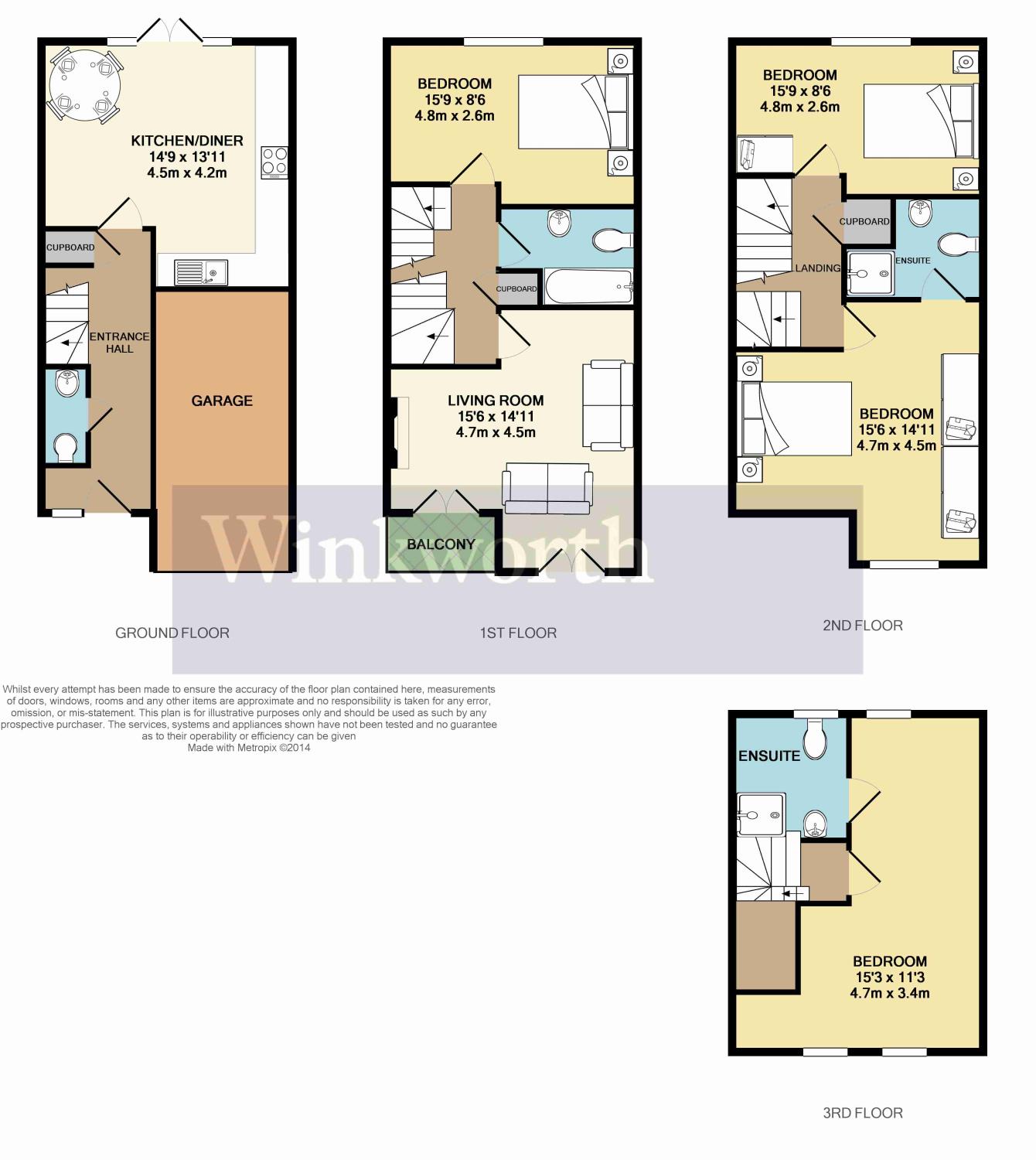 4 Bedrooms Terraced house for sale in Iliffe Close, Reading, Berkshire RG1