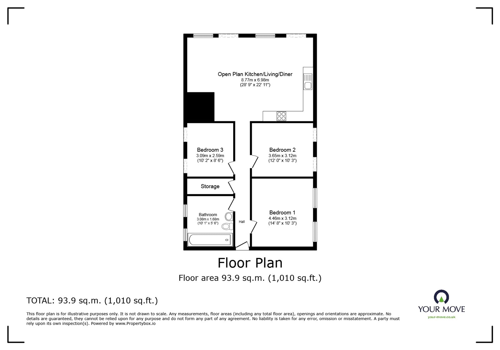 14, Harris Place, Leicestershire floorplan