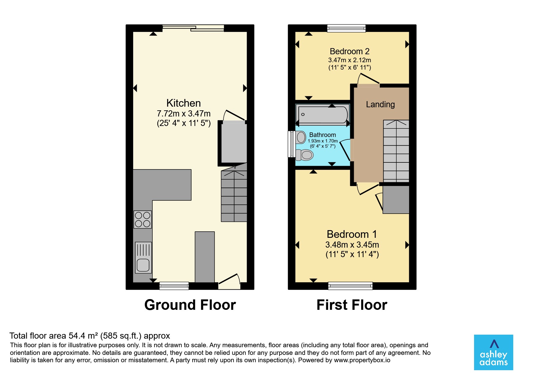 1, Sawmand Close, Nottingham floorplan