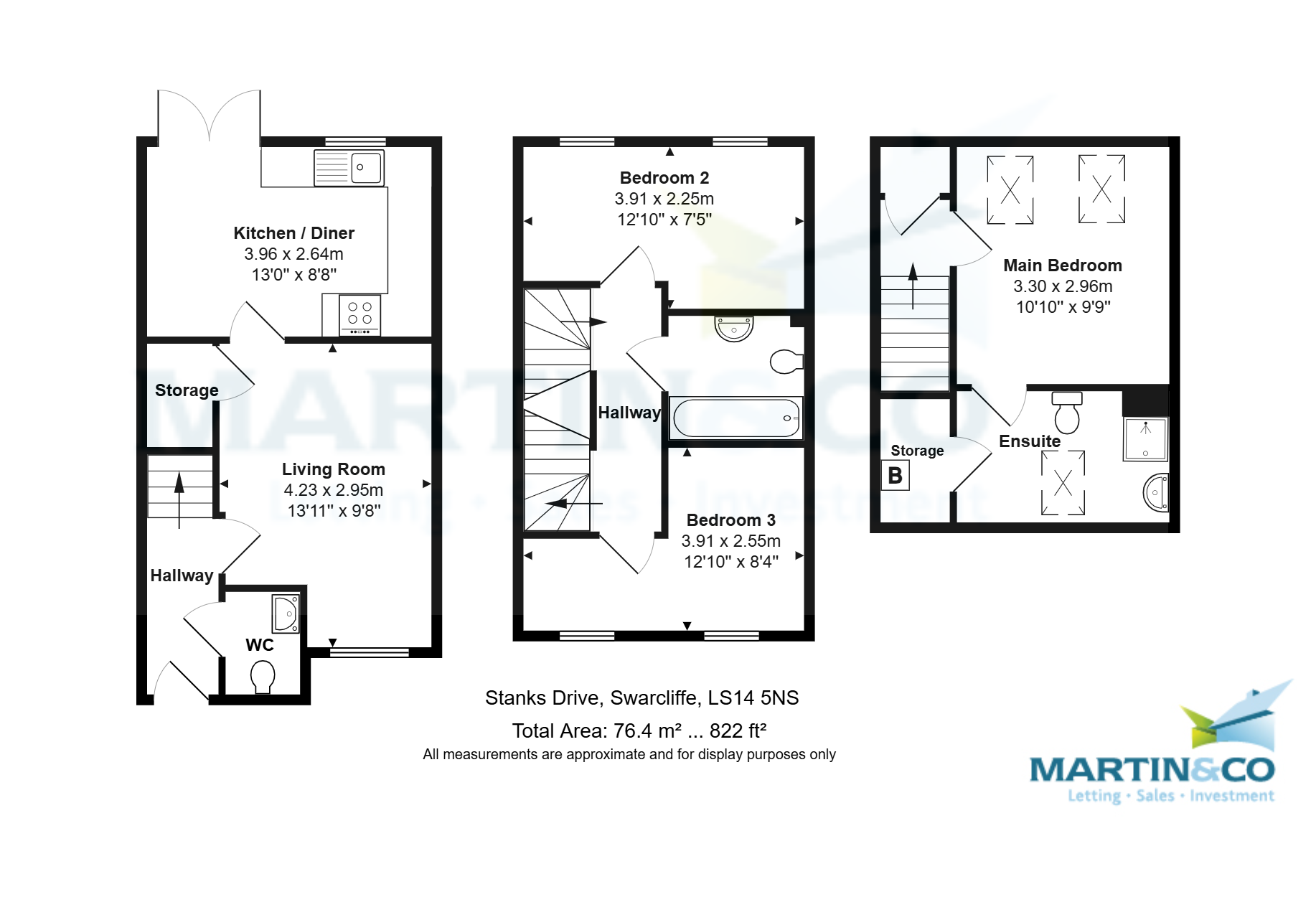 97, Stanks Drive, Leeds, West Yorkshirre floorplan