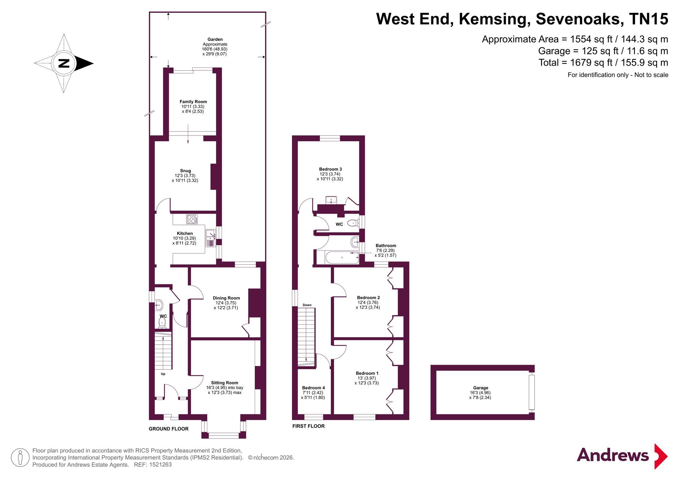63, West End, Sevenoaks floorplan