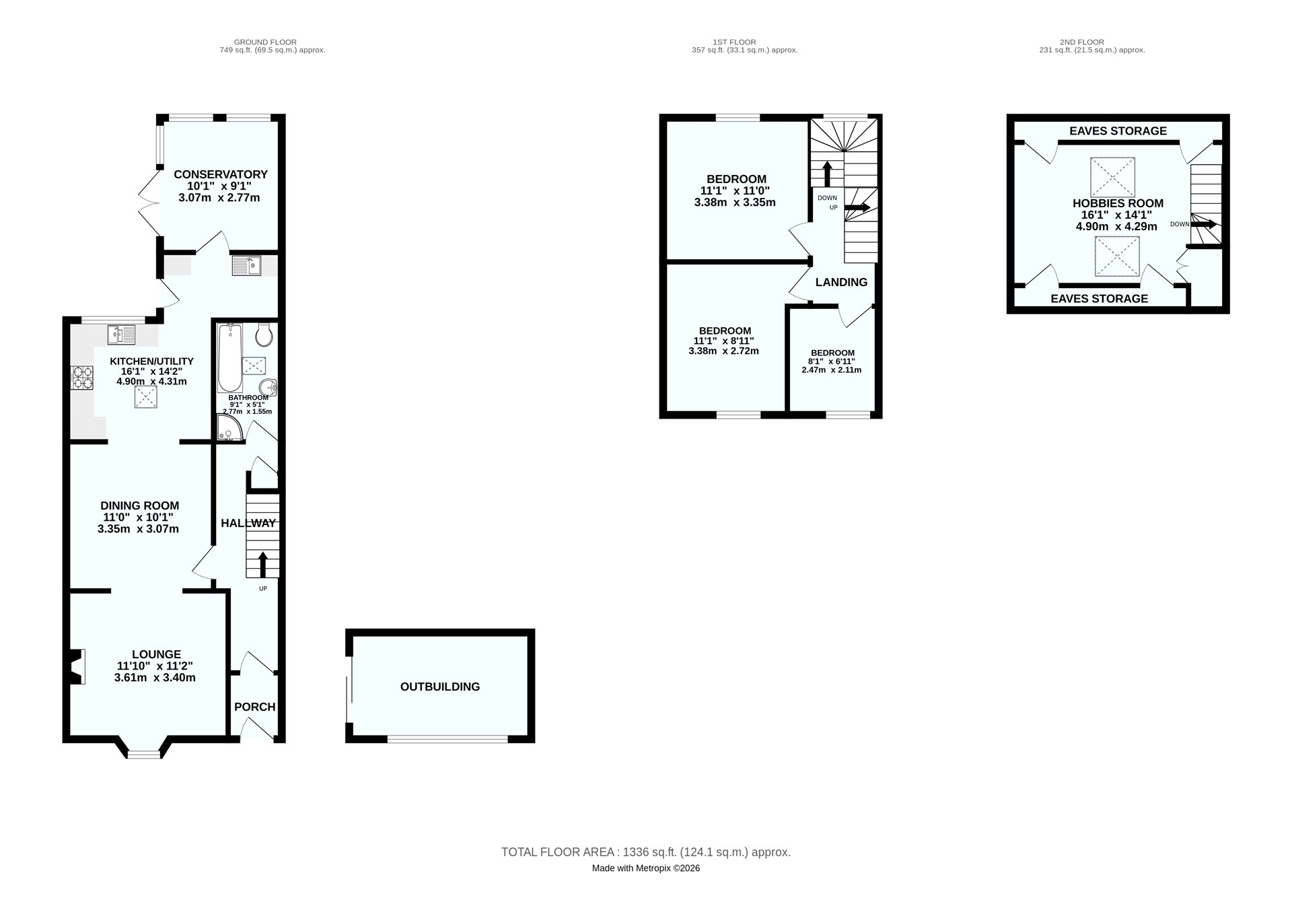 38 Condurrow Road, Beacon Camborne Cornwall floorplan