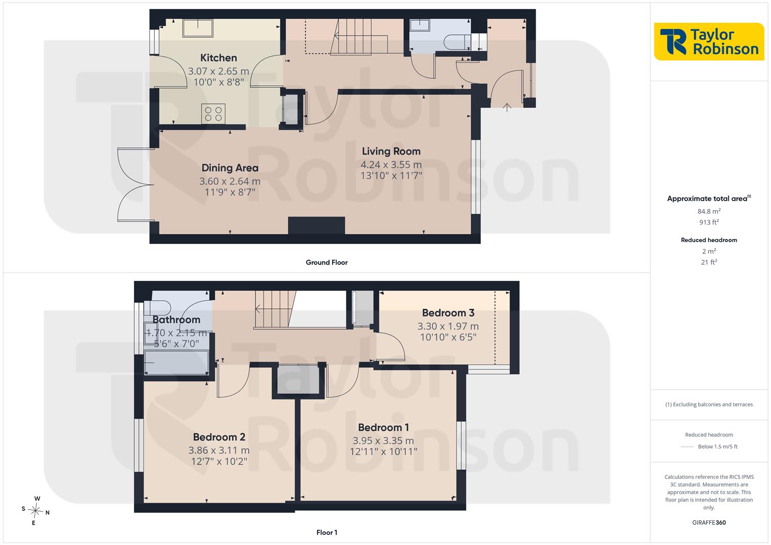 30, Cumbernauld Walk, Crawley floorplan