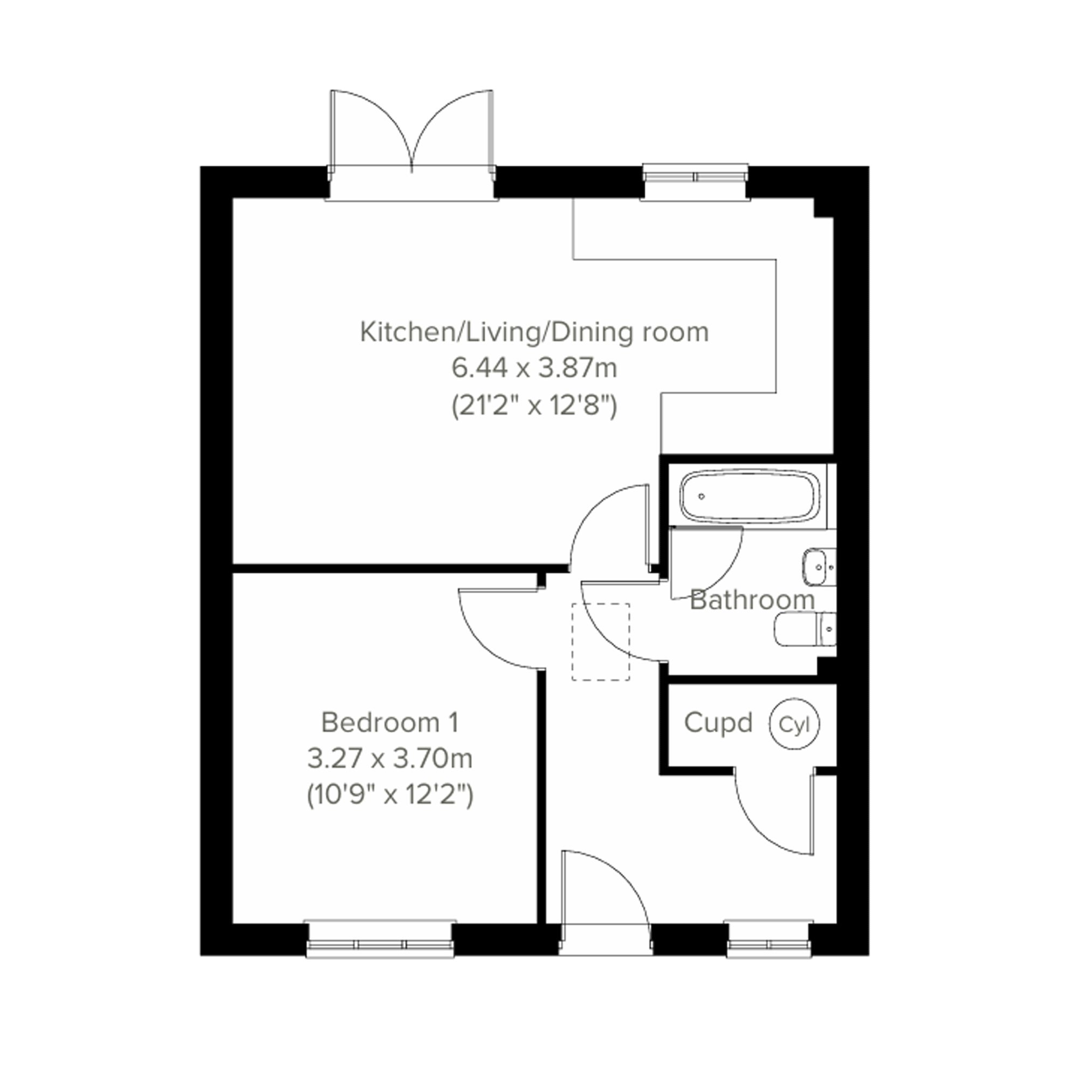 89, Kerdhva Treweythek, Newquay floorplan