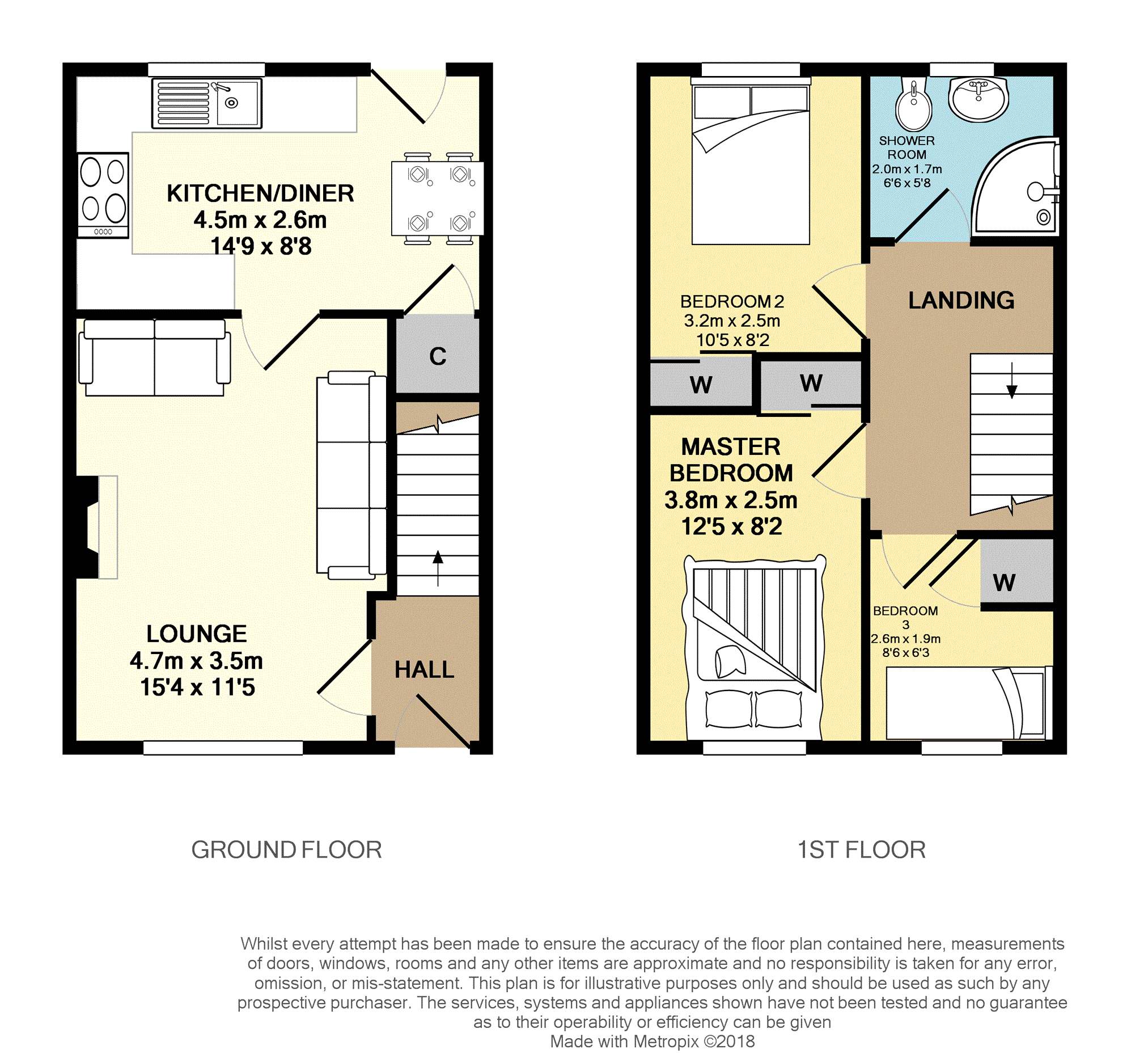 3 Bedrooms Terraced house for sale in Norwood Court, Bonnybridge FK4